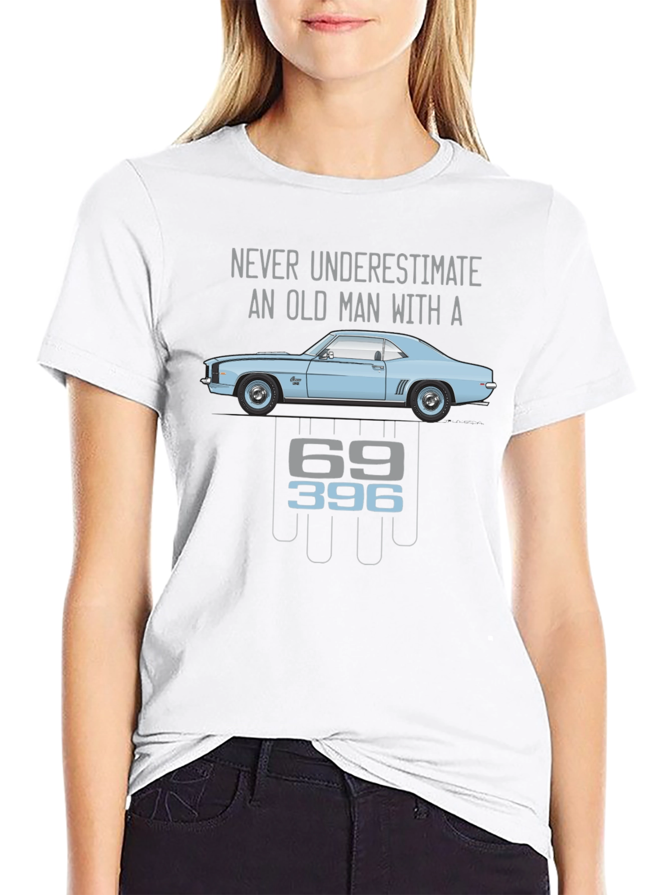 Old Man Camaro T-Shirt - 69 396