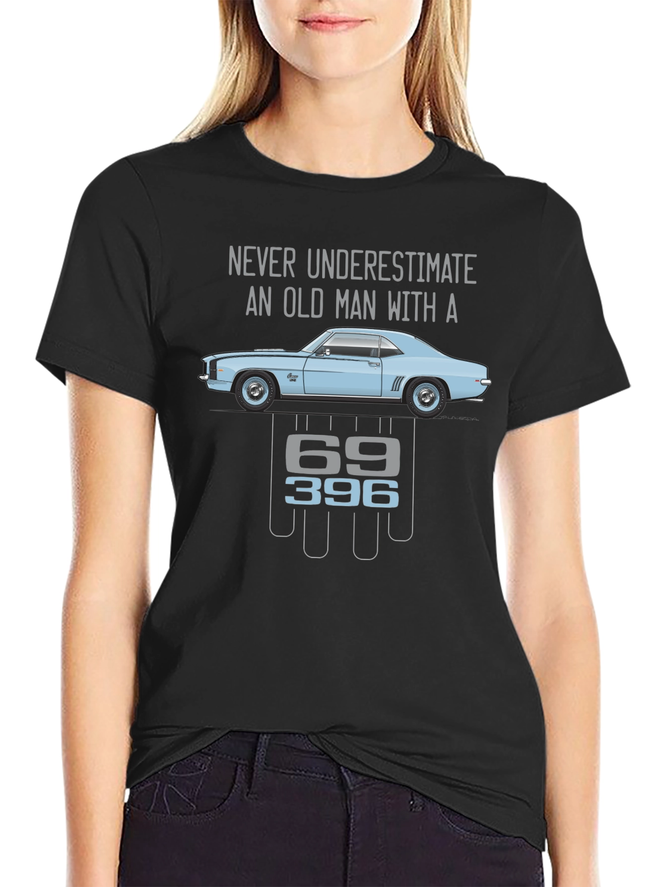 Old Man Camaro T-Shirt - 69 396