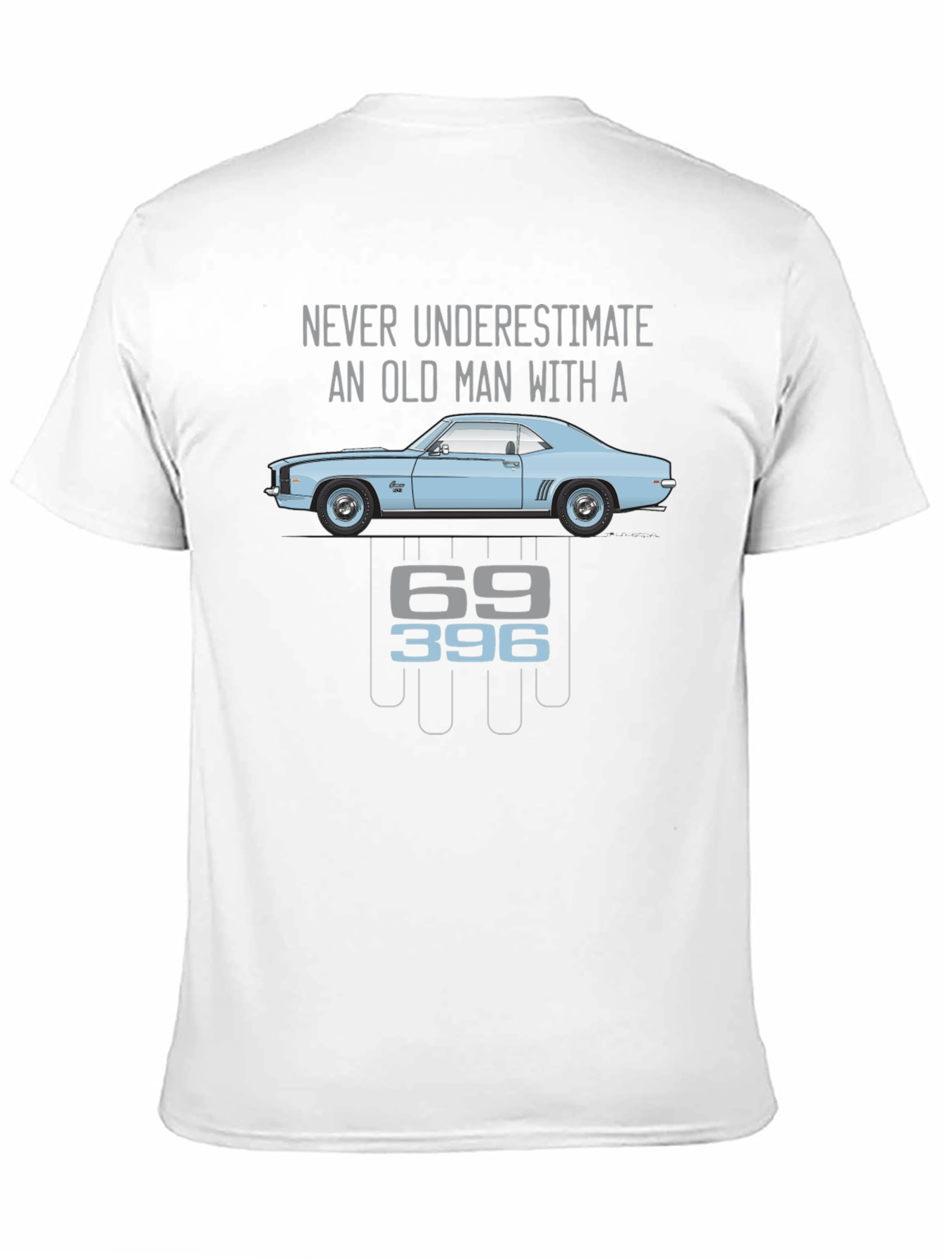 Old Man Camaro T-Shirt - 69 396