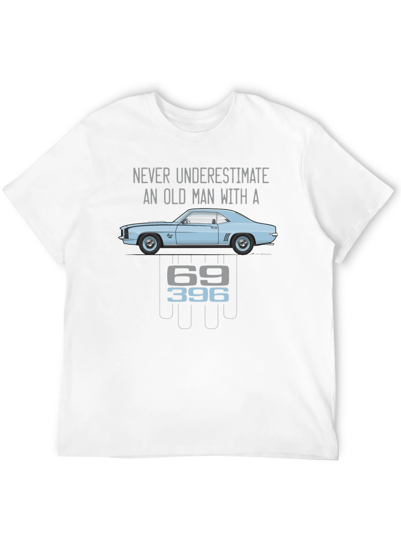 Old Man Camaro T-Shirt - 69 396