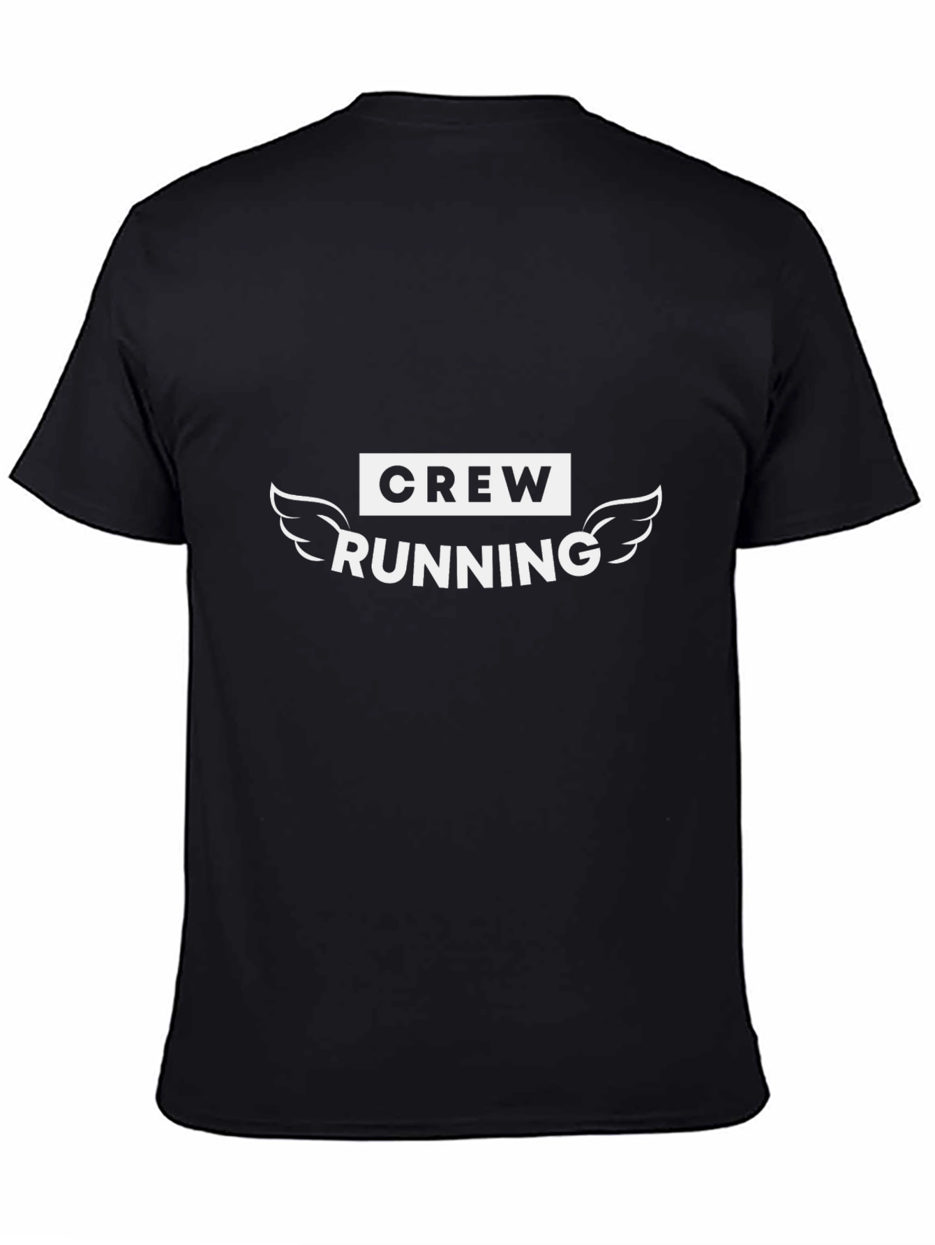Crew Running Black T-Shirt