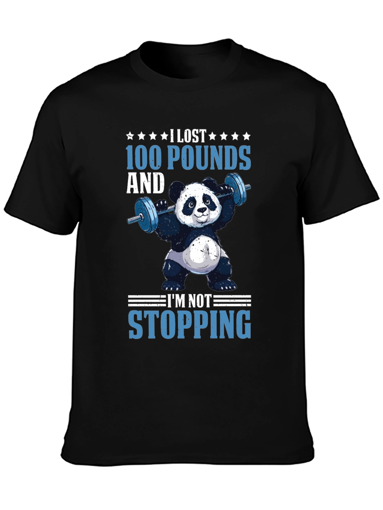 I Lost 100 Pounds Panda T-Shirt