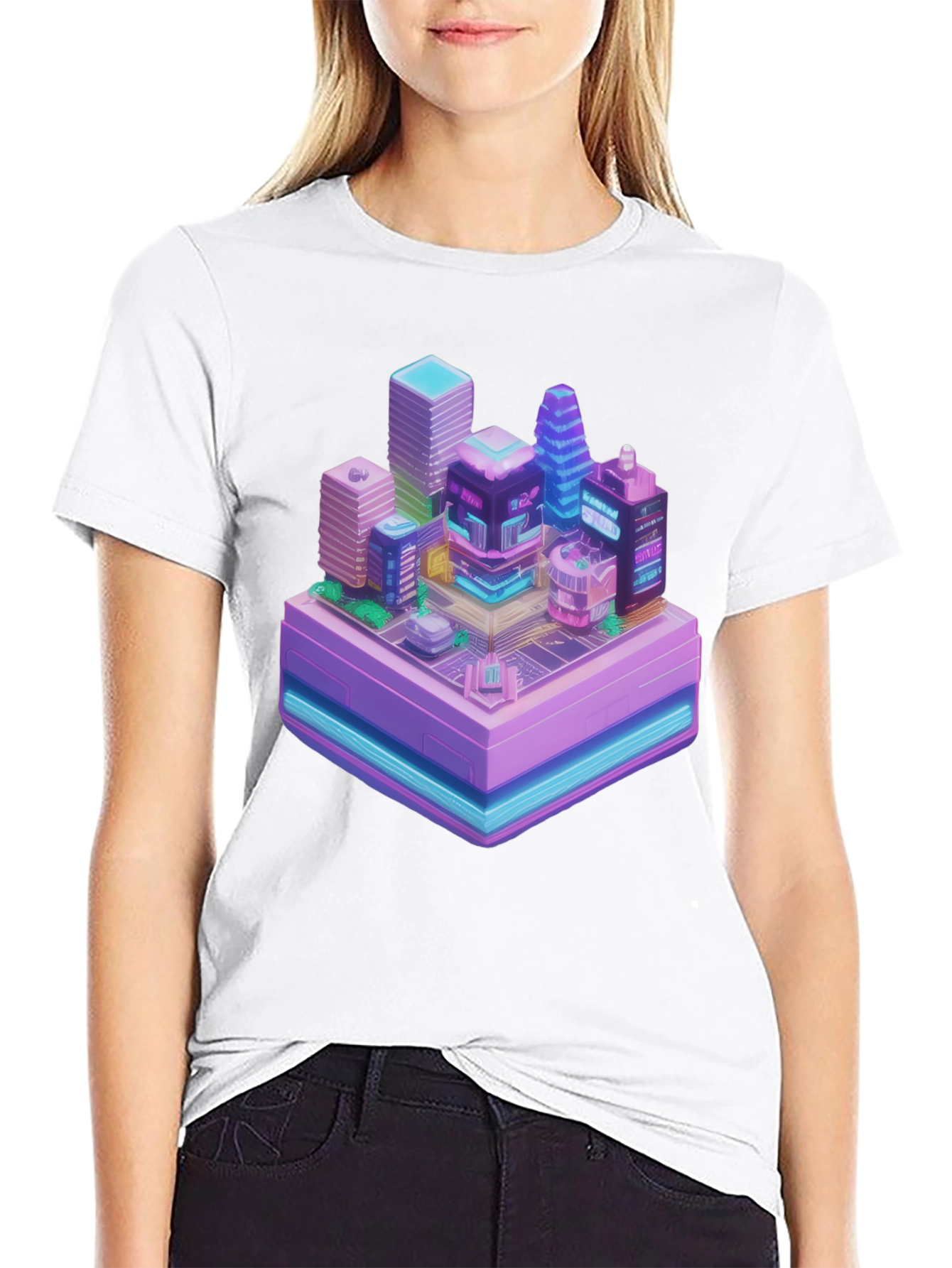 Isometric Cityscape T-Shirt
