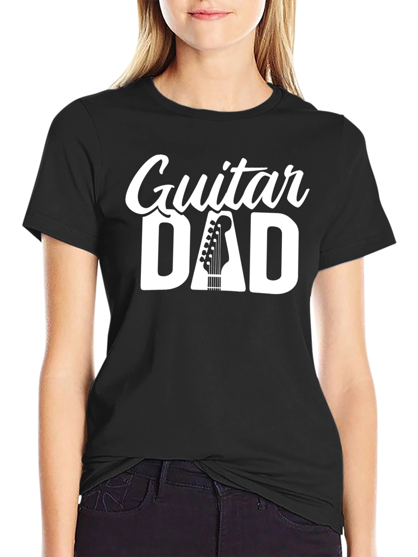 Guitar Dad Graphic T-Shirt - Musician Fathers Day Gift