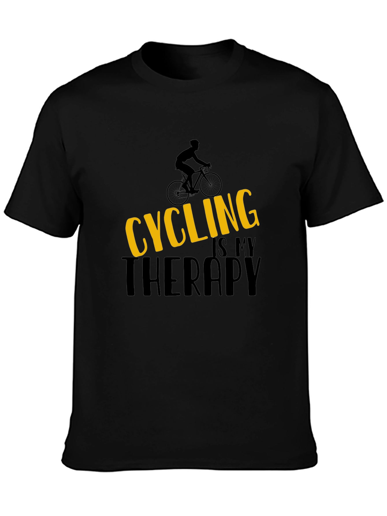 Cycling is My Therapy Graphic Tee
