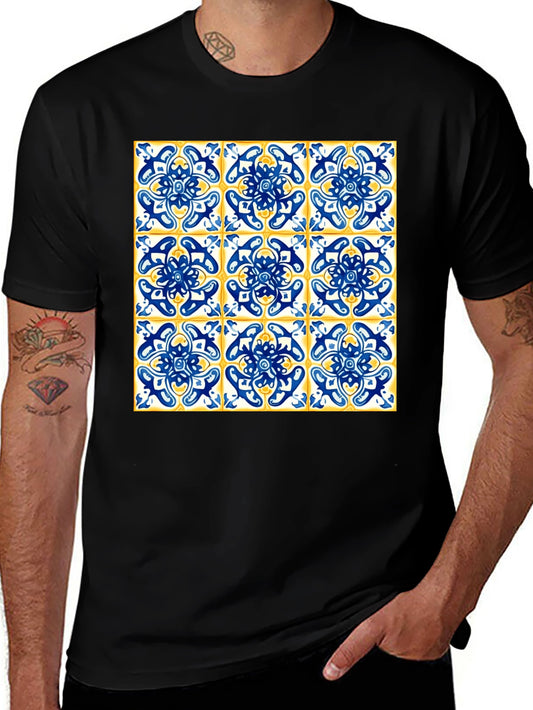 Azulejo Tile Print T-Shirt