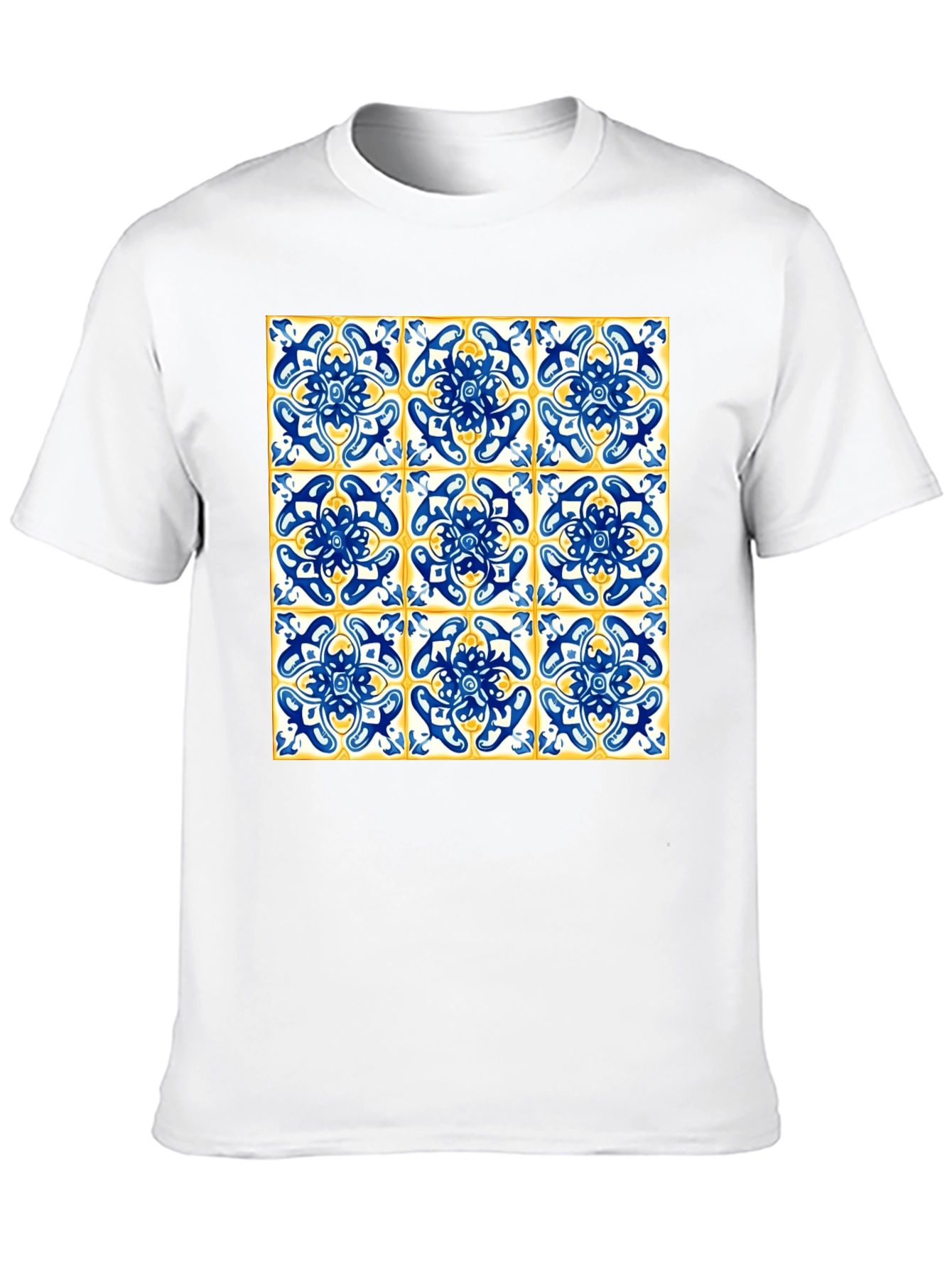 Azulejo Tile Print T-Shirt