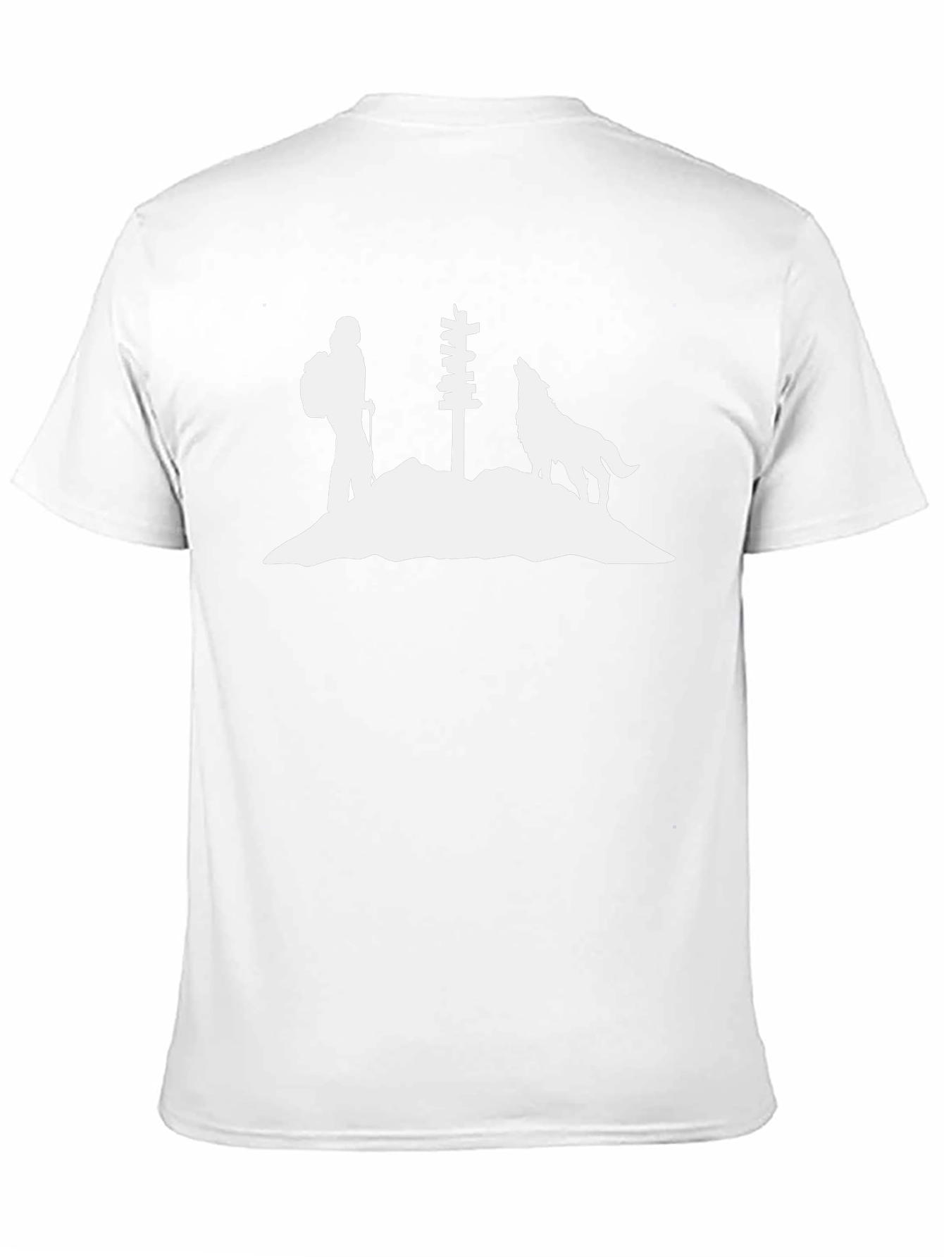 Hiking Wolf Graphic Tee - Adventure Awaits!