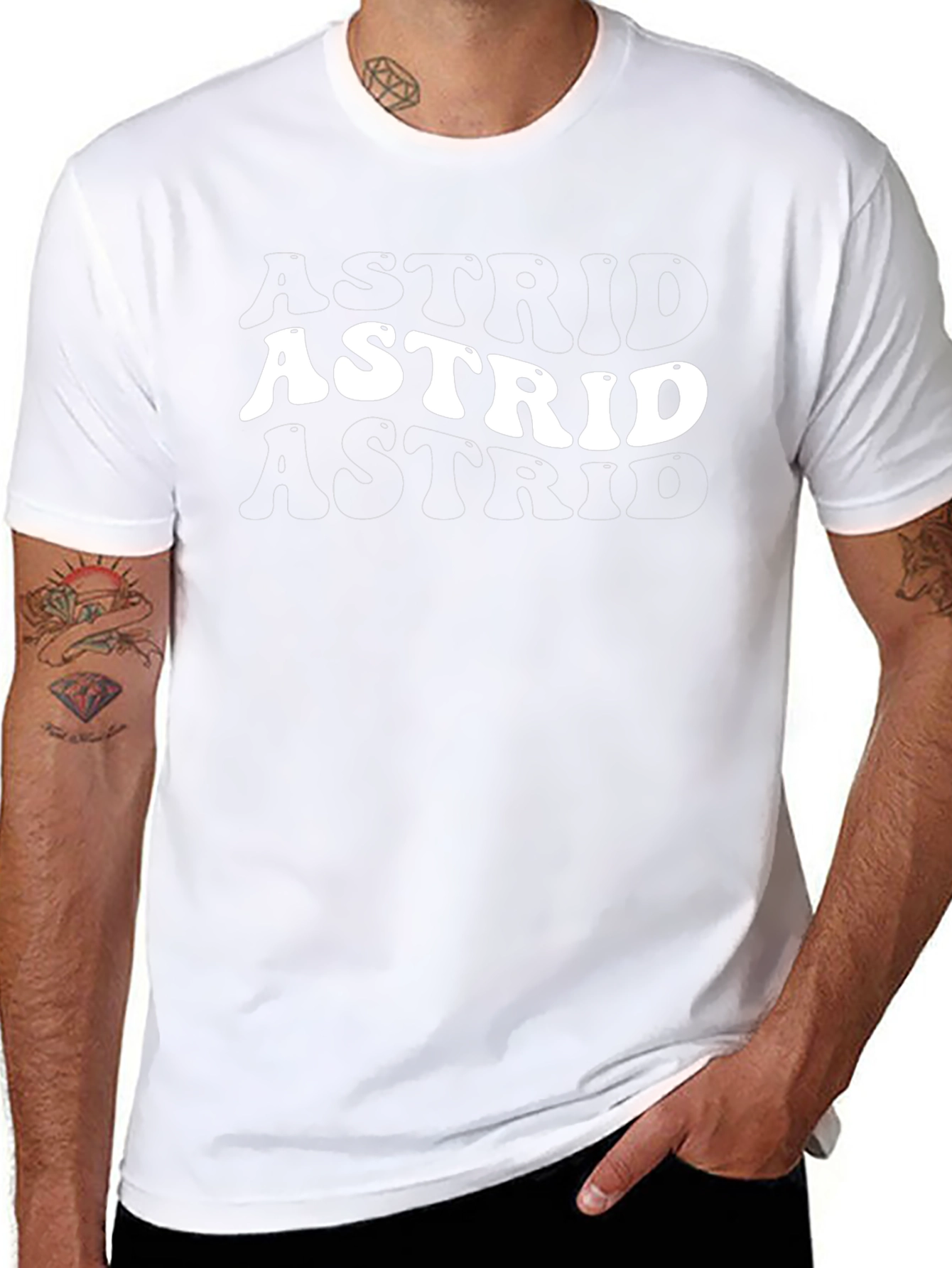 Retro Astrid Tee - Cool Name Shirt