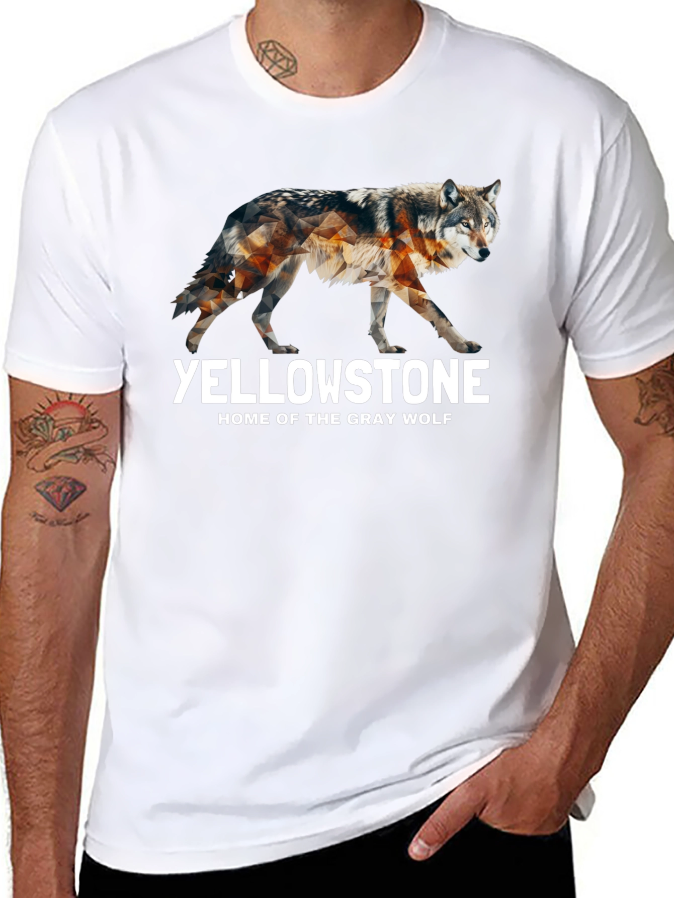 Yellowstone Gray Wolf Graphic Tee