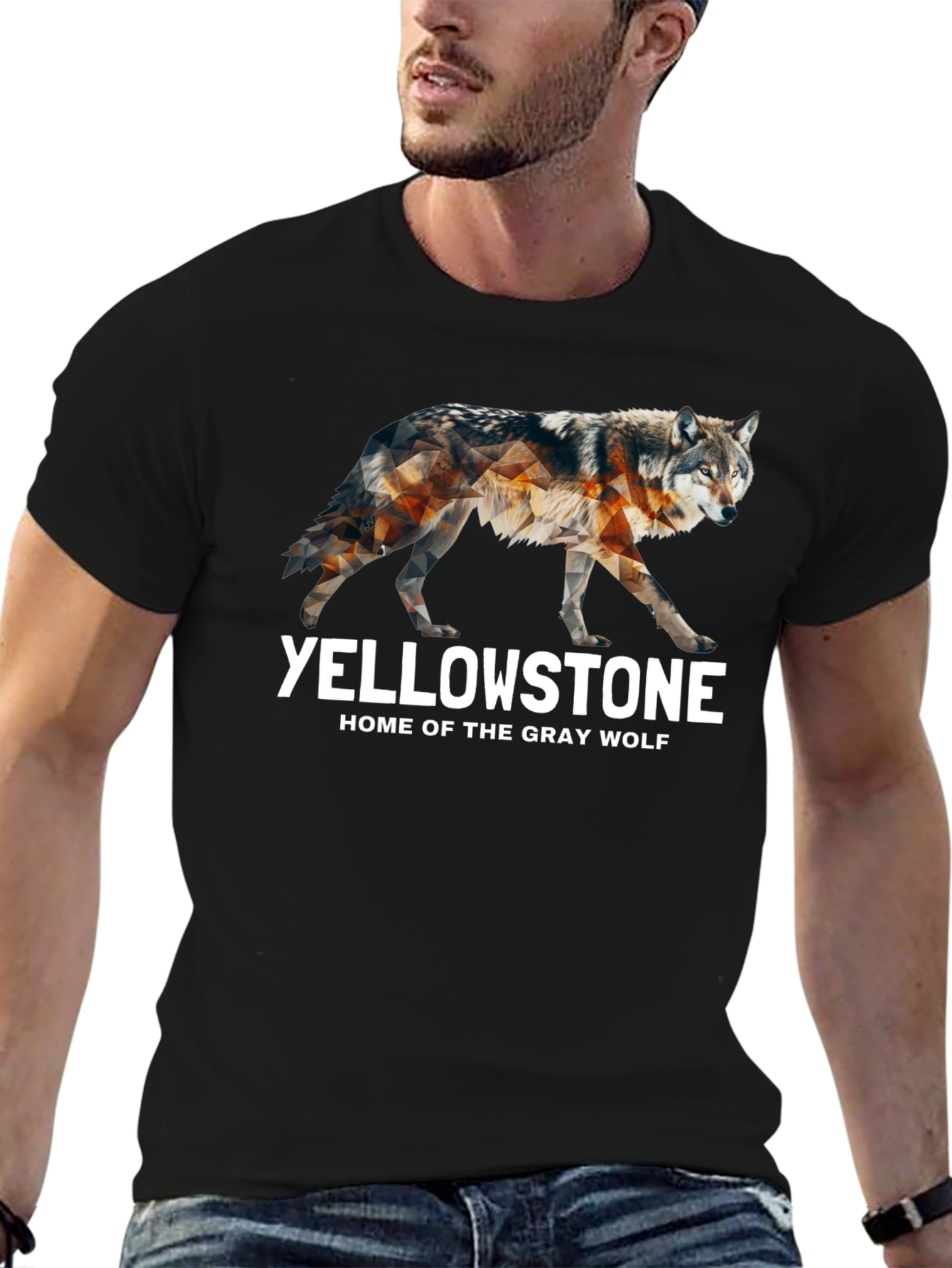 Yellowstone Gray Wolf Graphic Tee