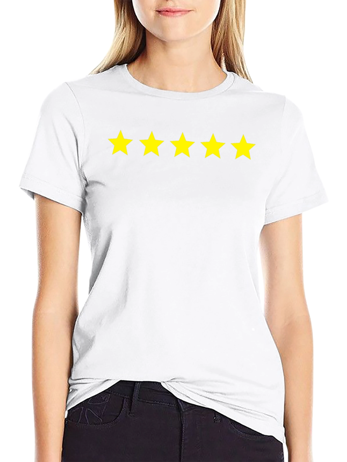 5-Star Rated Black Cotton T-Shirt