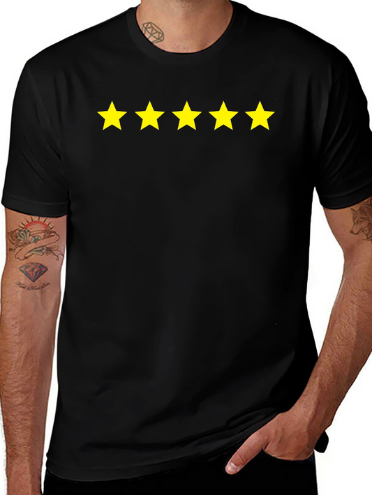 5-Star Rated Black Cotton T-Shirt
