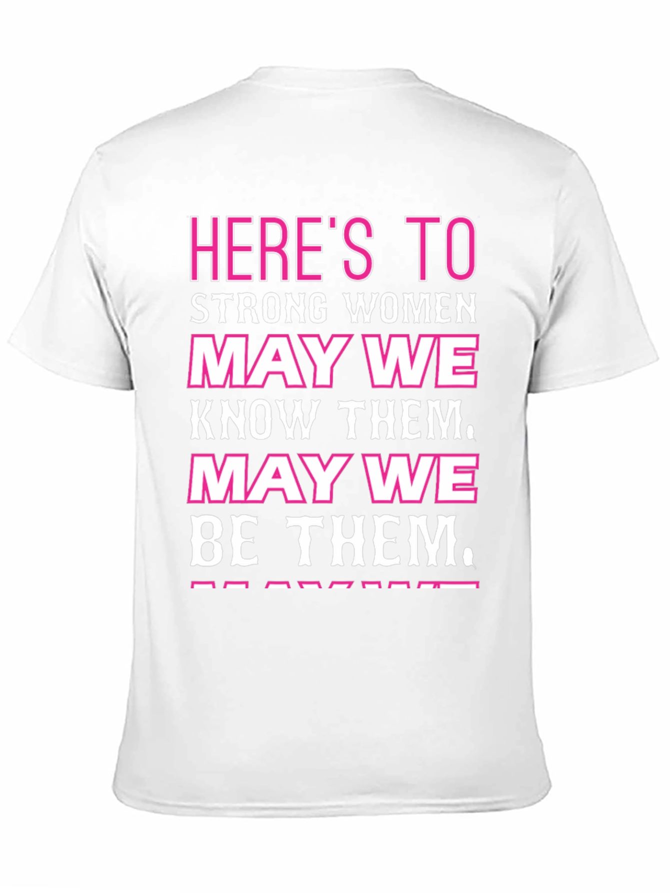 Heres to Strong Women Graphic Tee - Black