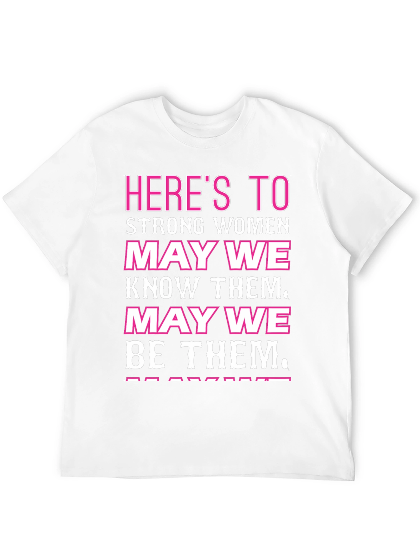 Heres to Strong Women Graphic Tee - Black
