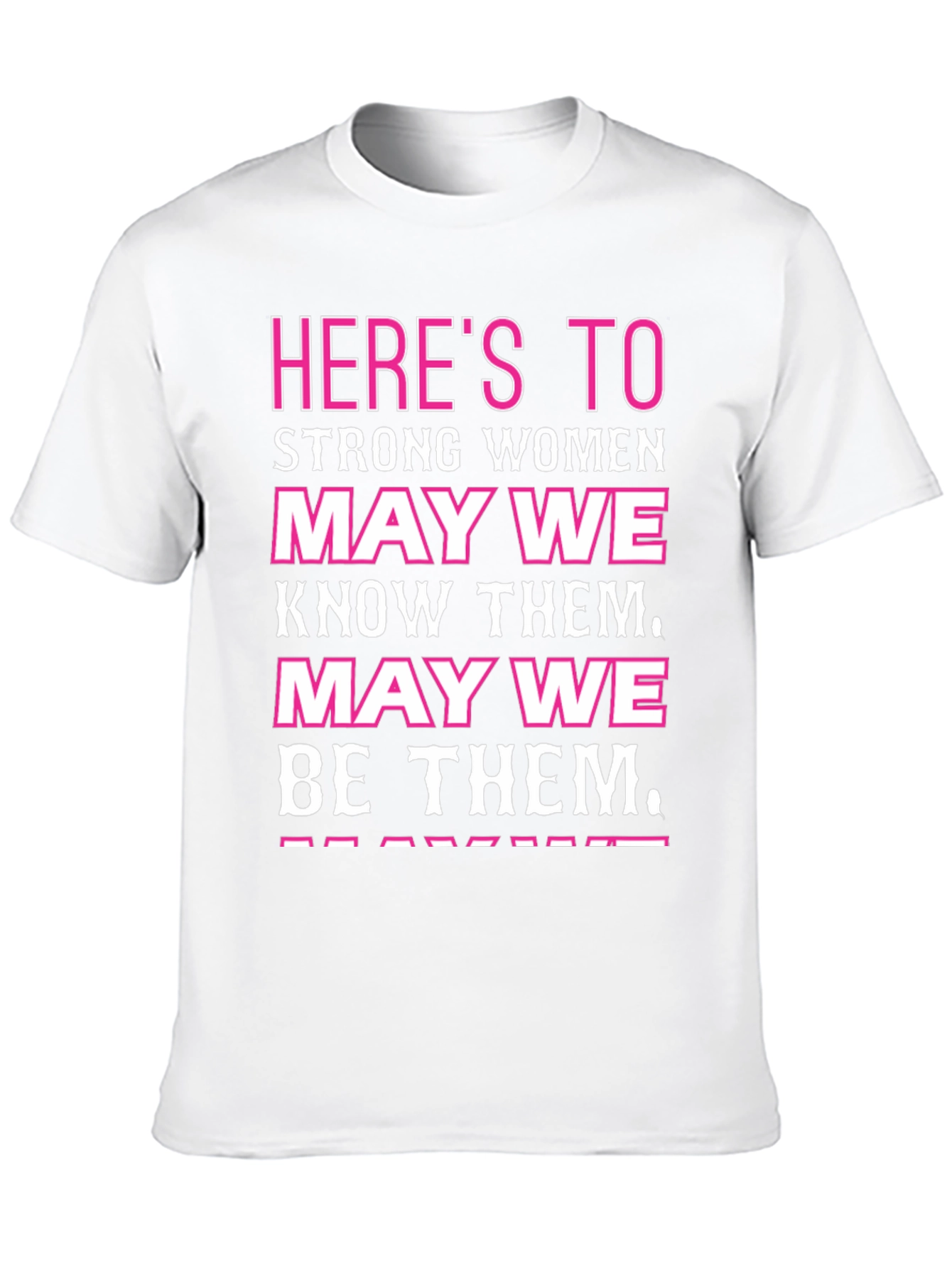 Heres to Strong Women Graphic Tee - Black