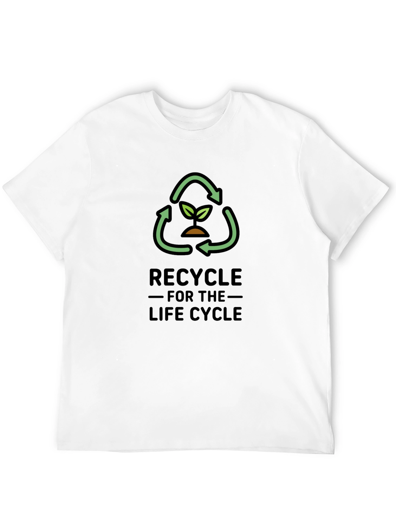 Recycle for the Life Cycle Graphic T-Shirt