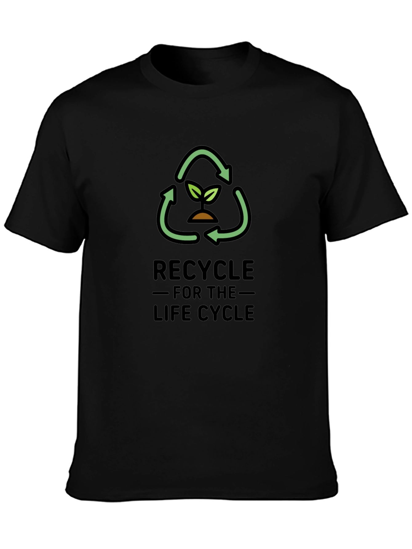 Recycle for the Life Cycle Graphic T-Shirt