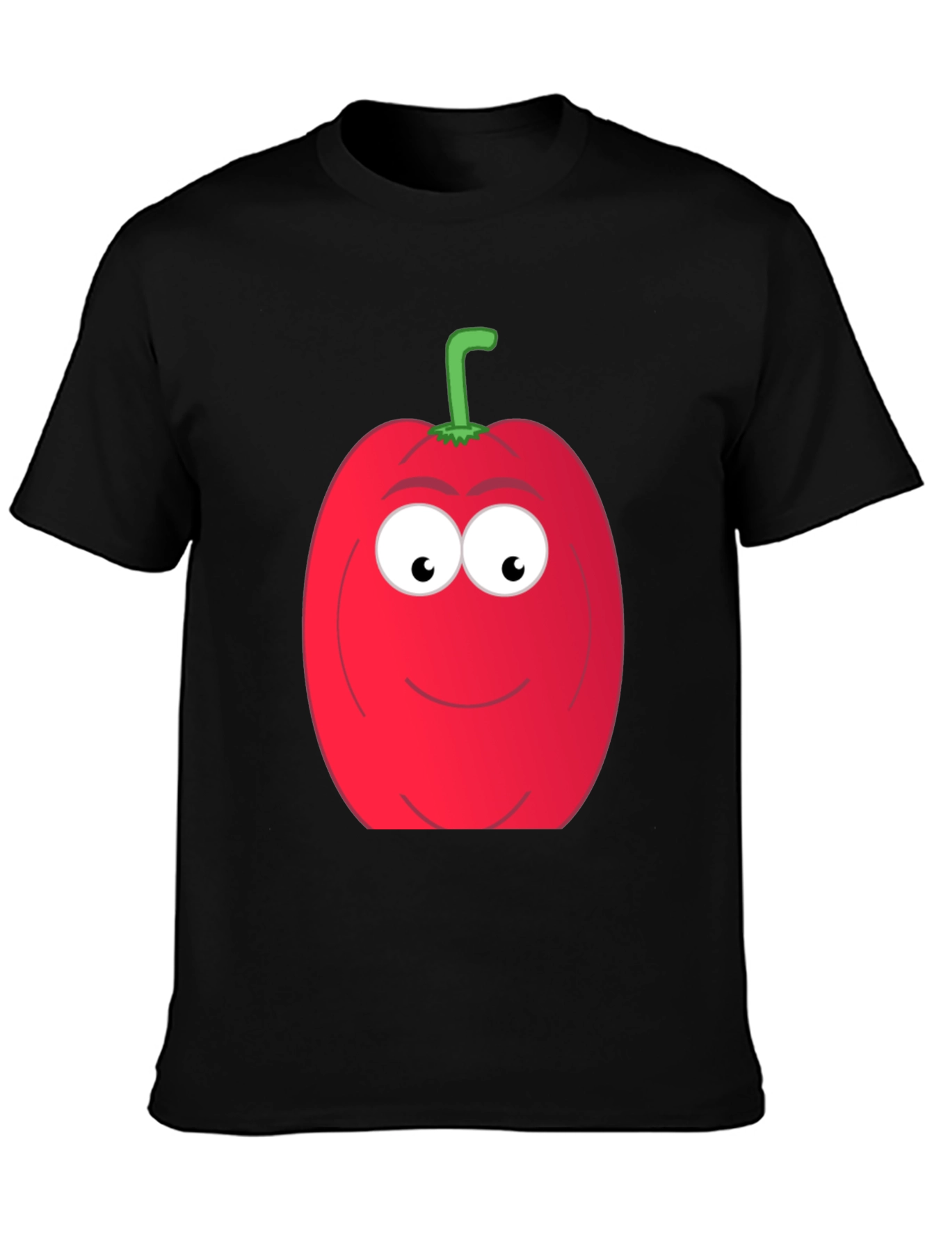 Funny Red Pepper Cartoon T-Shirt