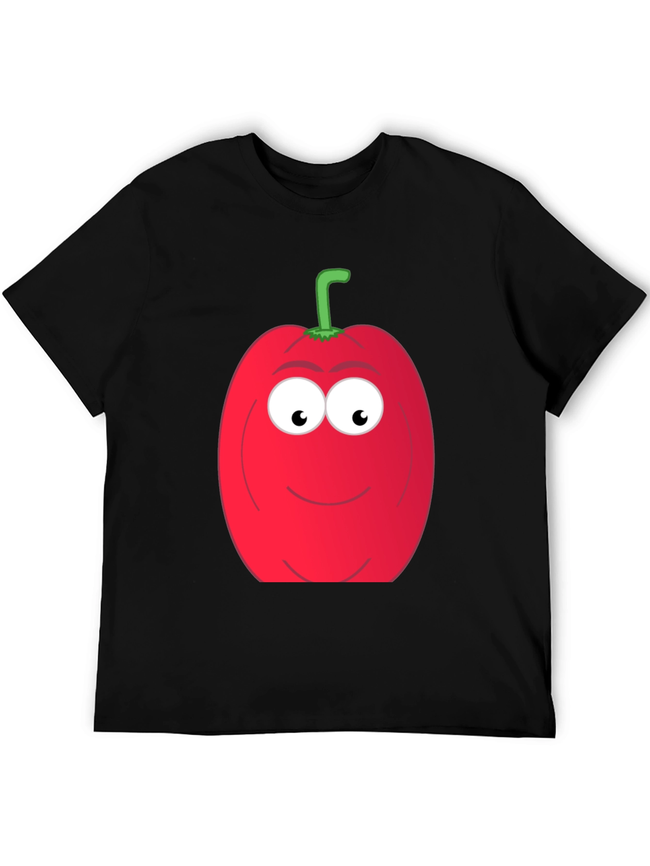 Funny Red Pepper Cartoon T-Shirt