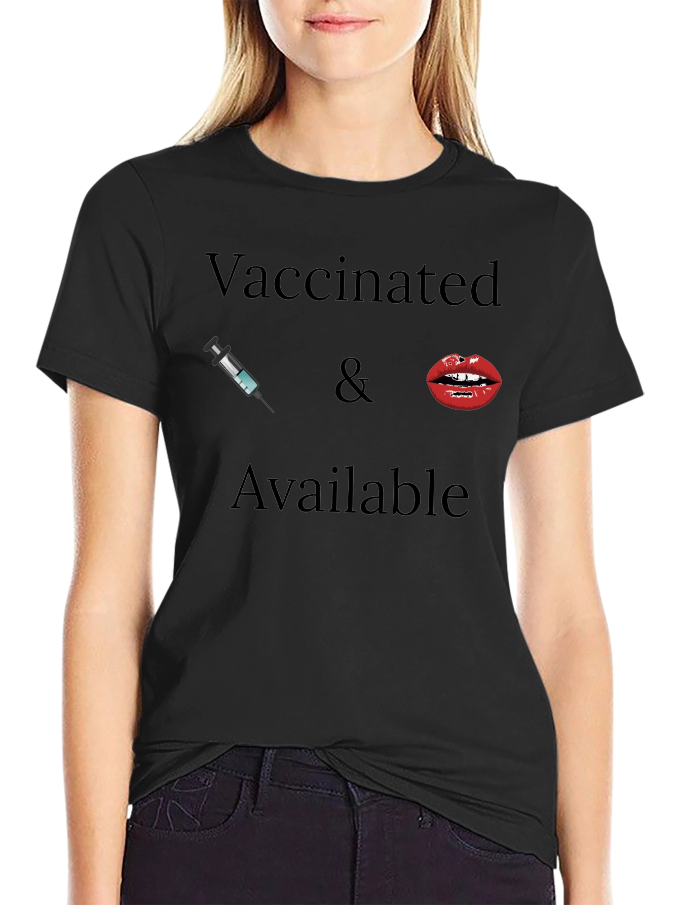Vaccinated & Available Graphic Tee