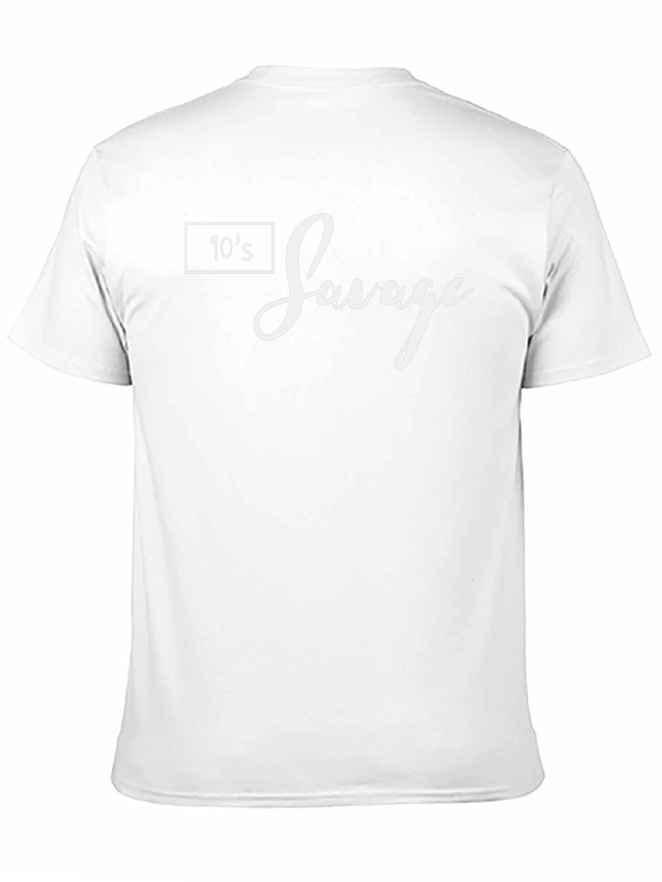 90s Savage Graphic Tee - Black Cotton T-Shirt