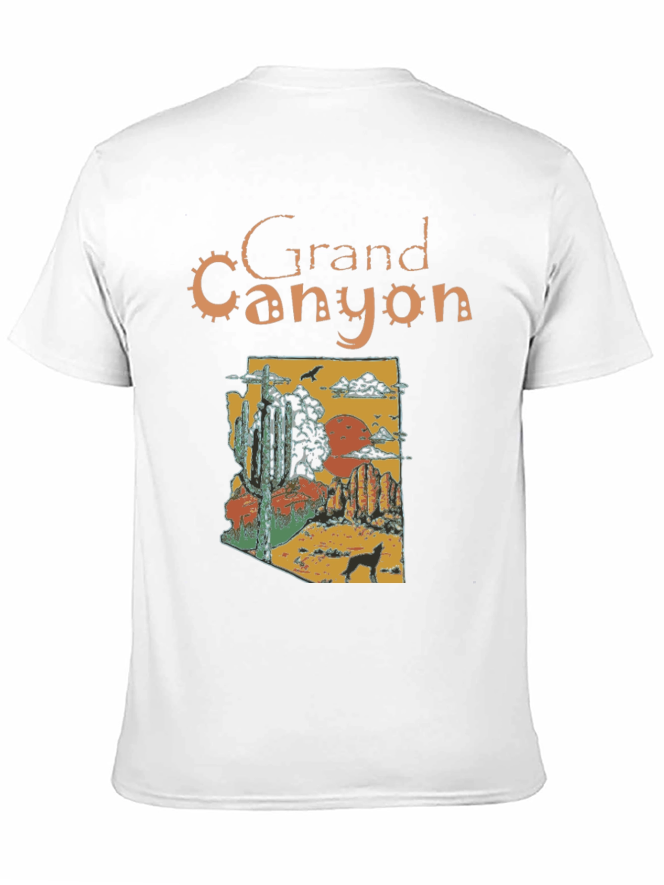 Grand Canyon T-Shirt Arizona Desert Black Tee