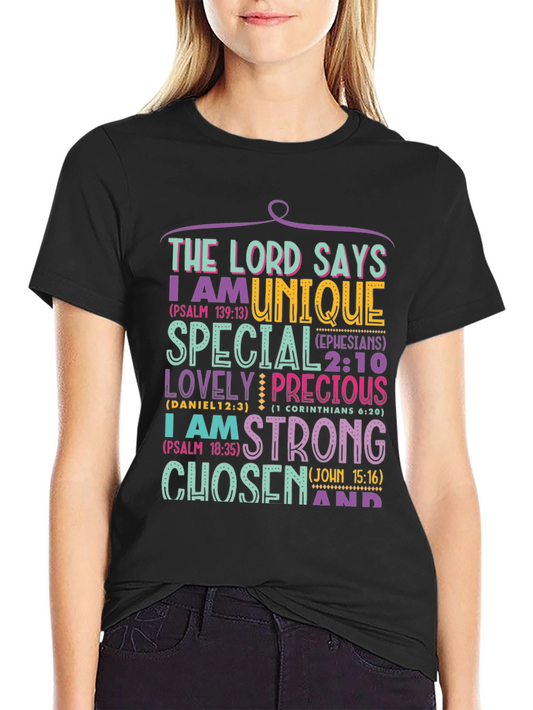 I Am Unique Christian T-Shirt