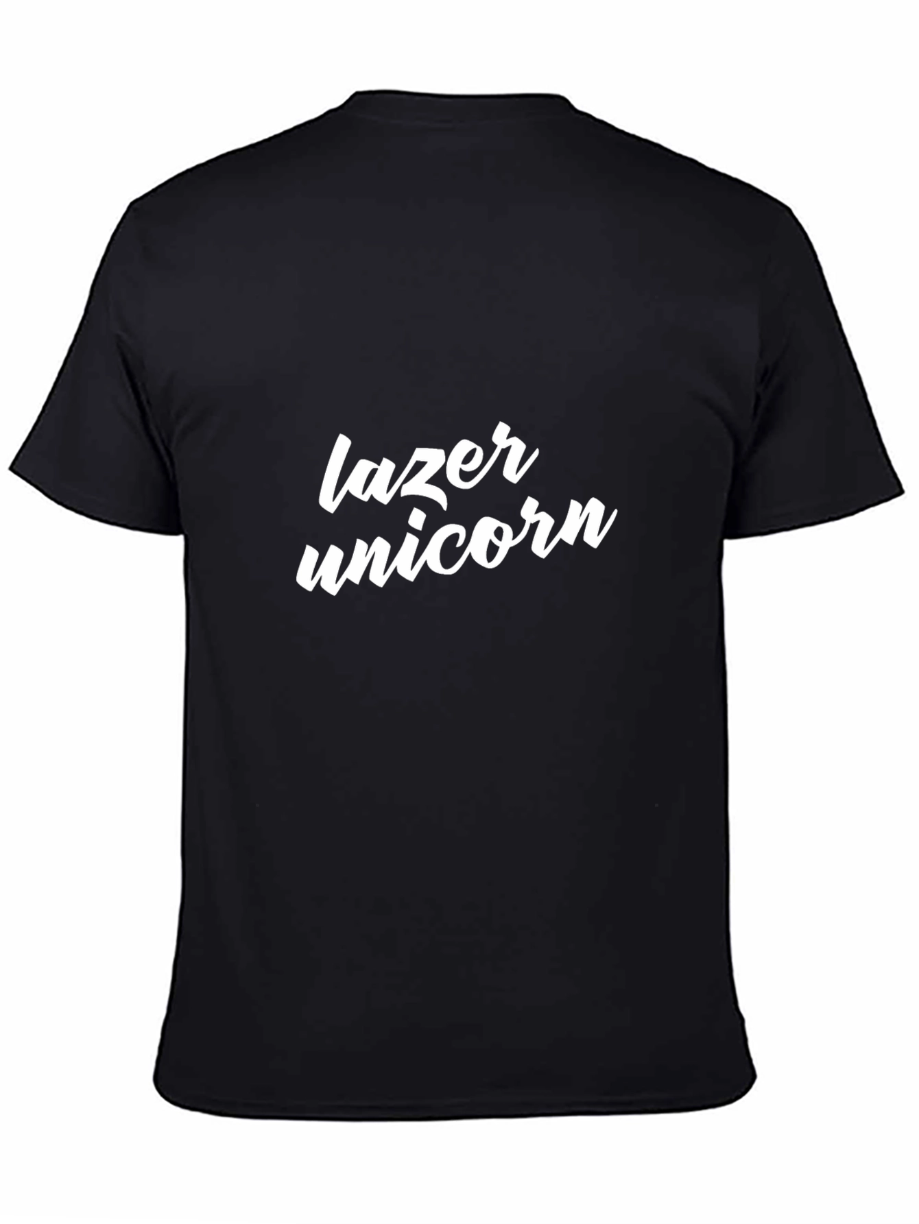 Lazer Unicorn Black T-Shirt