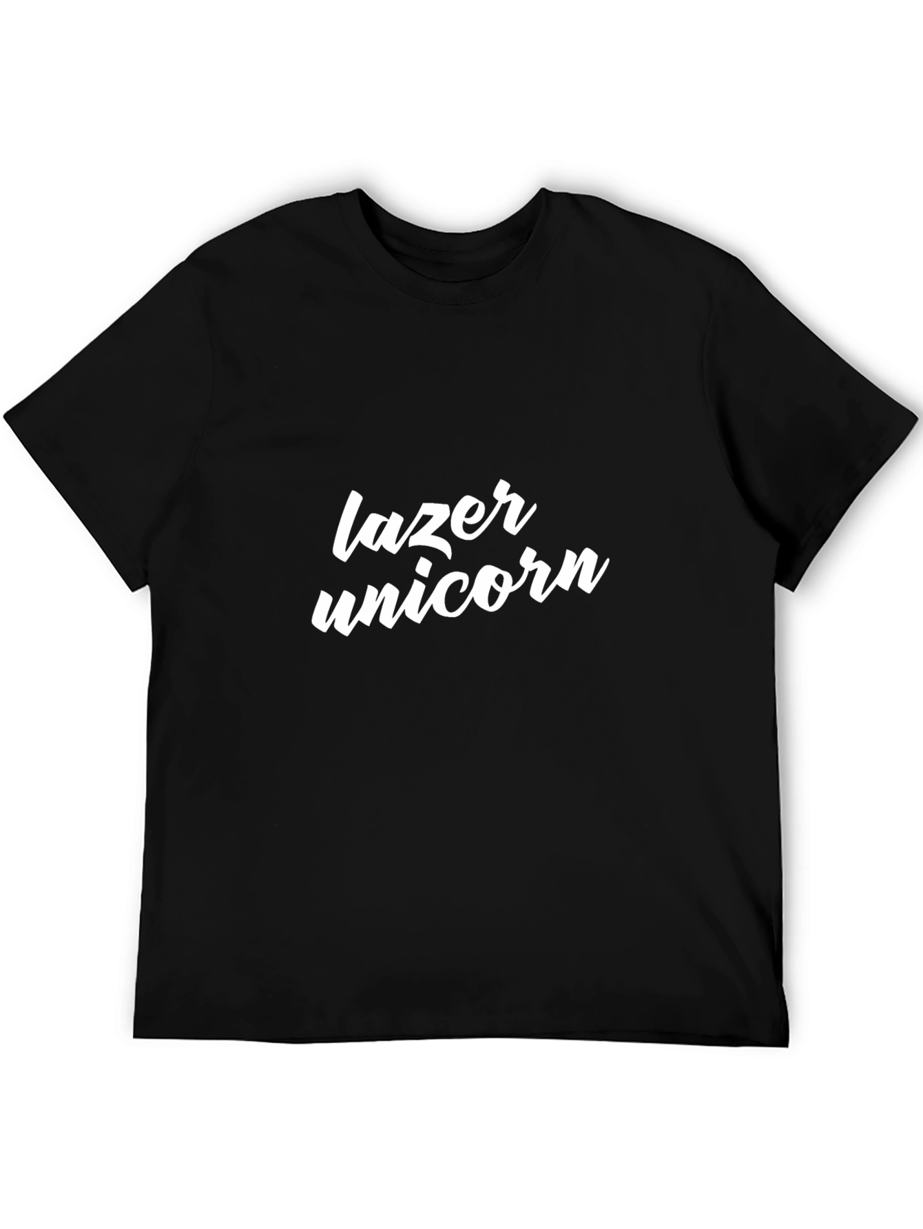 Lazer Unicorn Black T-Shirt