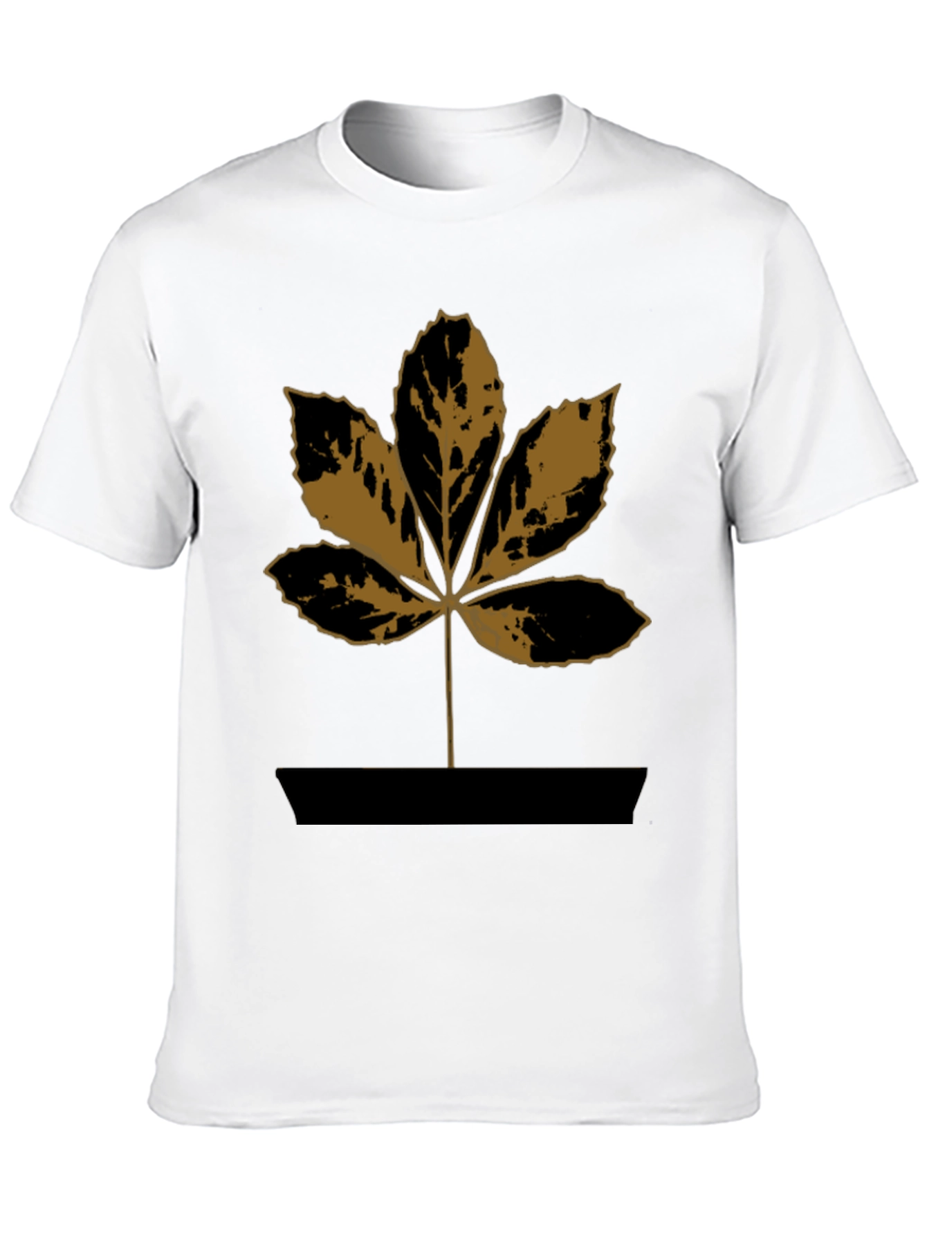 Buckeye Leaf Graphic T-Shirt - Modern Style