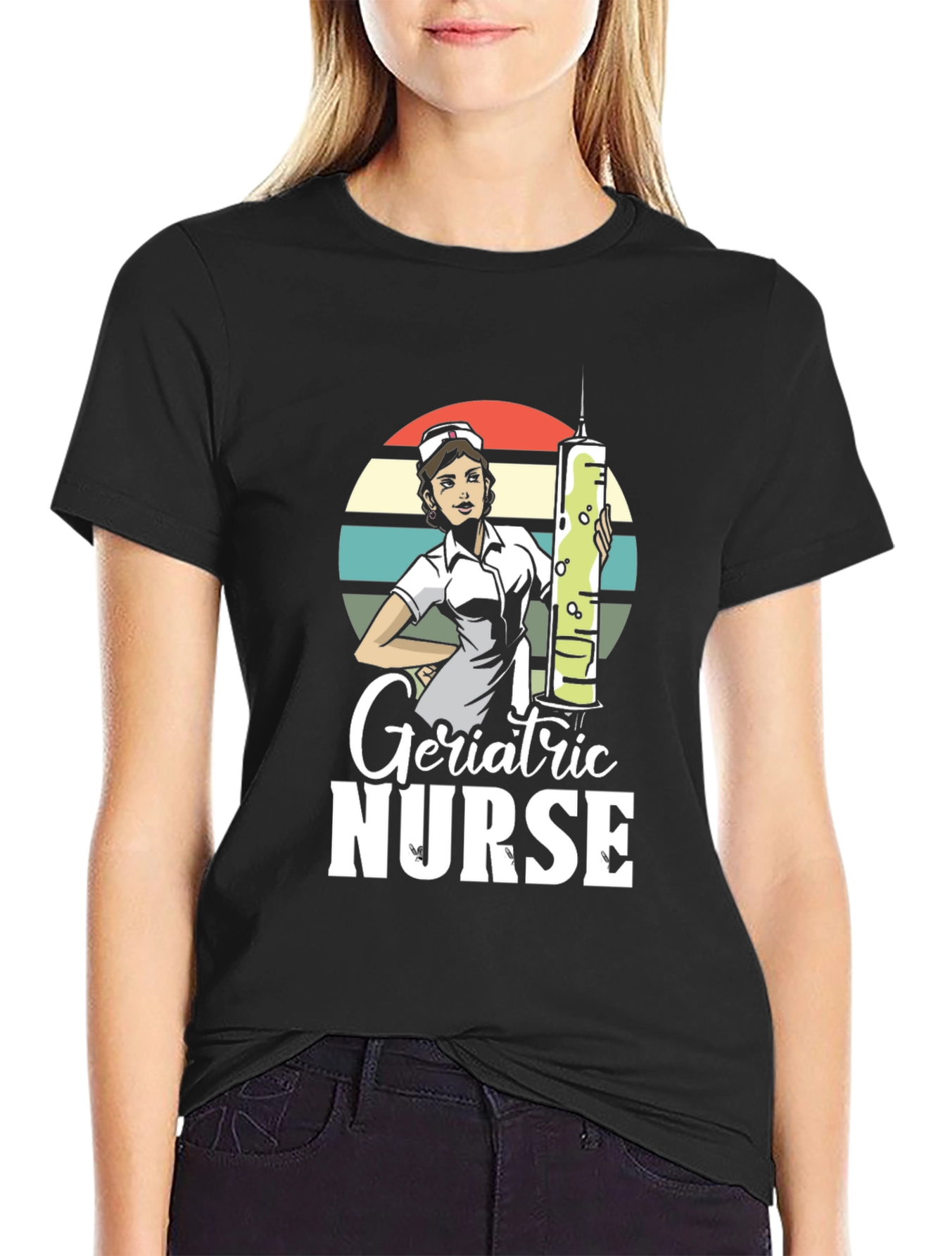 Geriatric Nurse Graphic T-Shirt