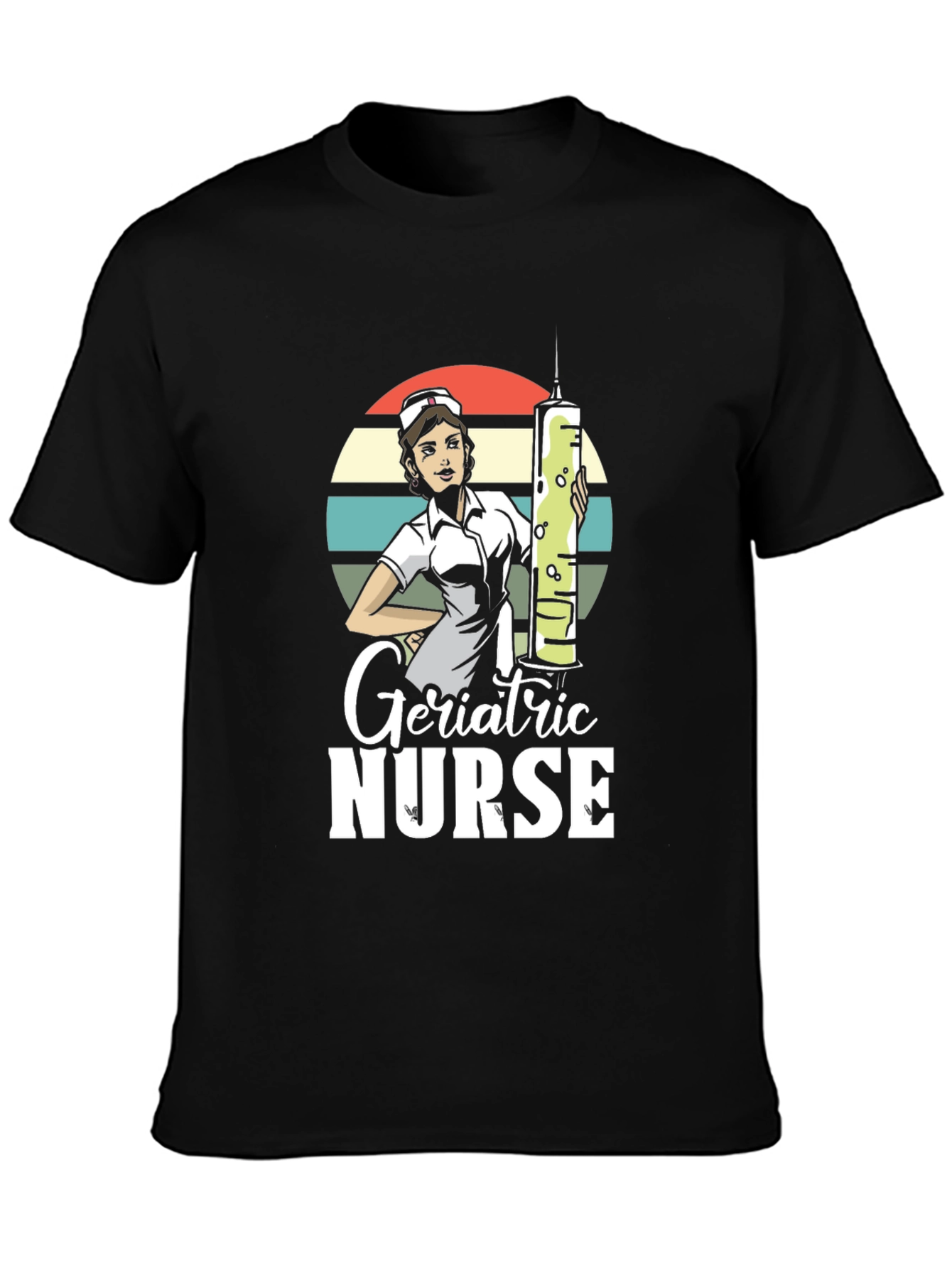 Geriatric Nurse Graphic T-Shirt