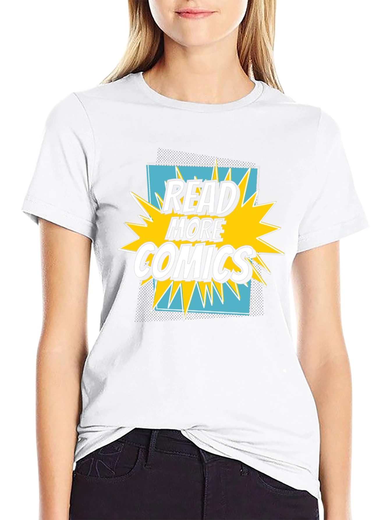 Read More Comics Graphic Tee - Black