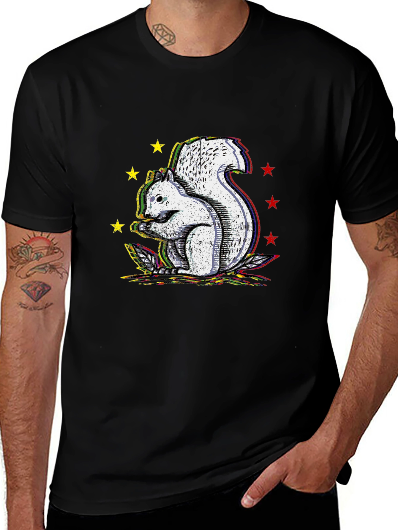 Squirrel Graphic Tee - Unique Design