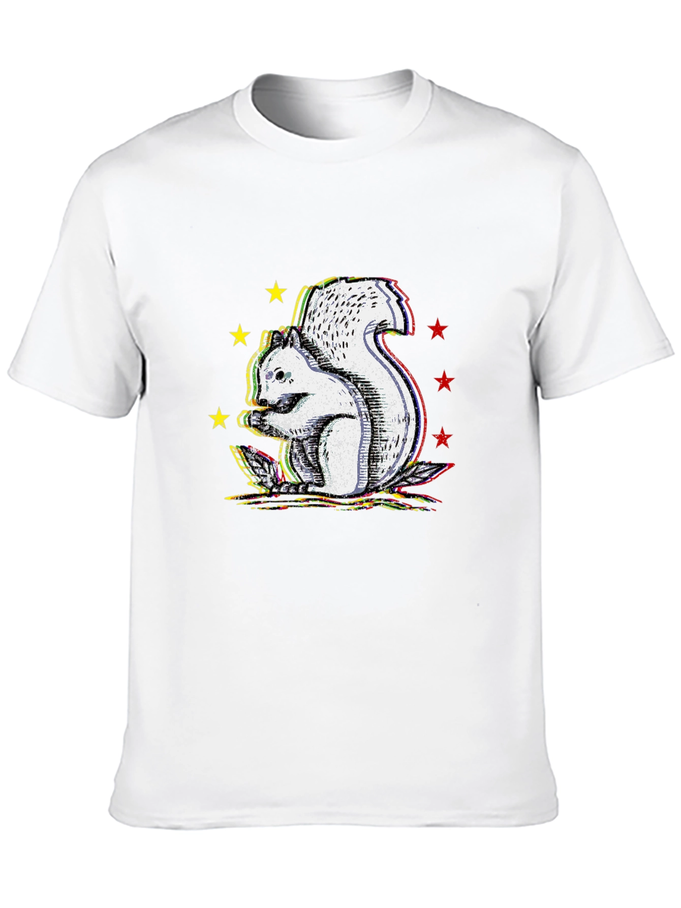 Squirrel Graphic Tee - Unique Design