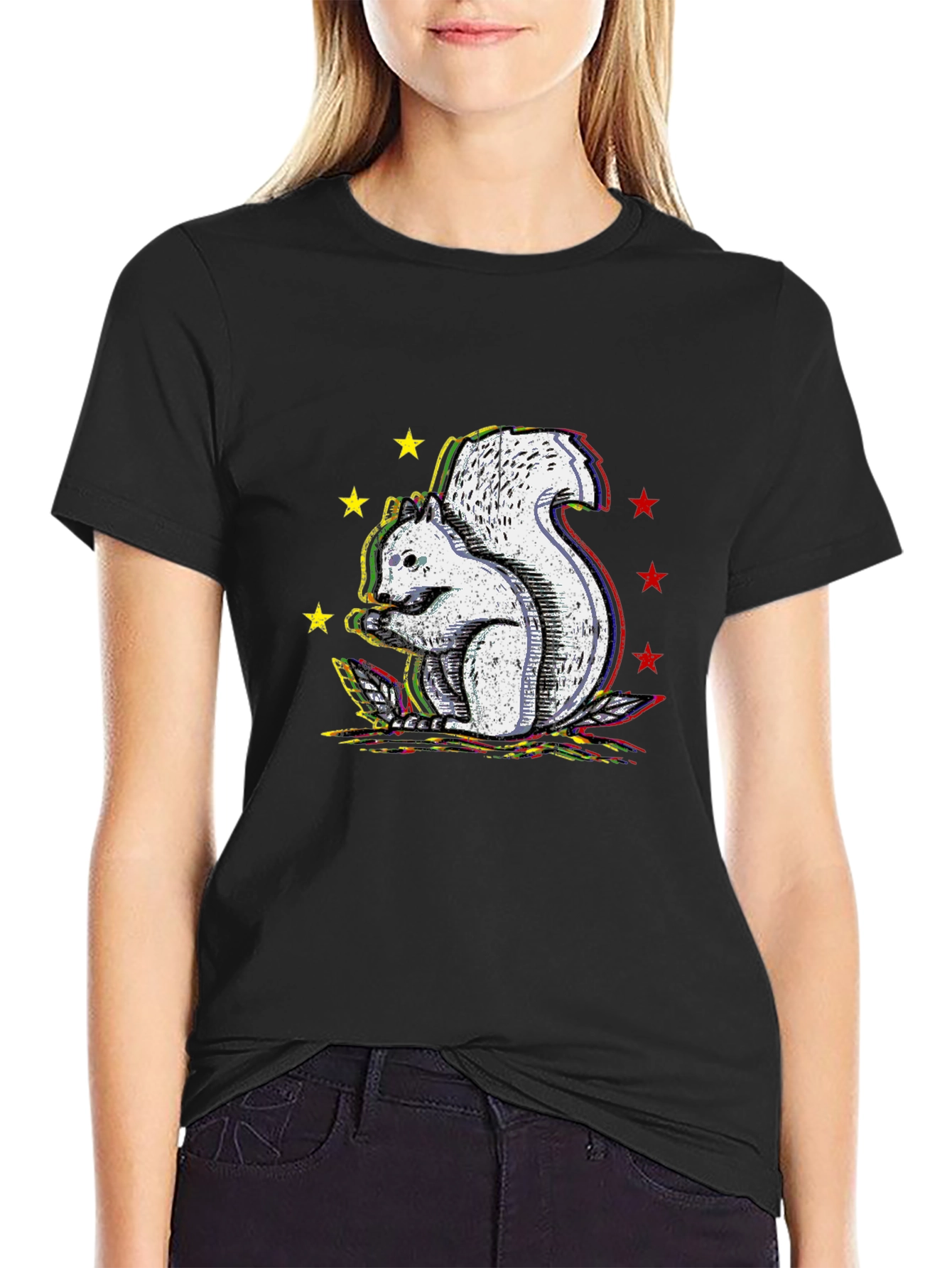 Squirrel Graphic Tee - Unique Design