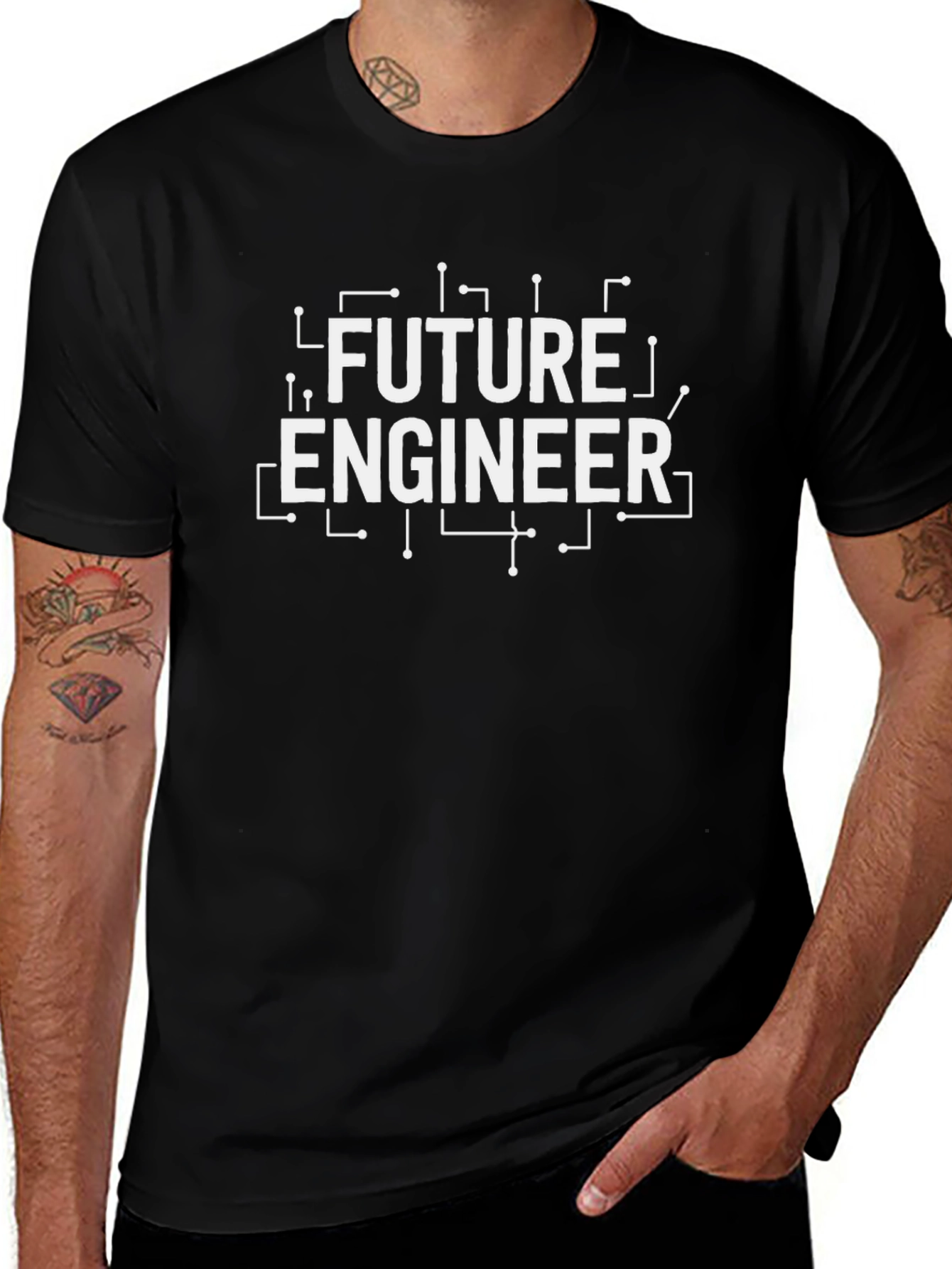 Future Engineer Graphic Tee - Black