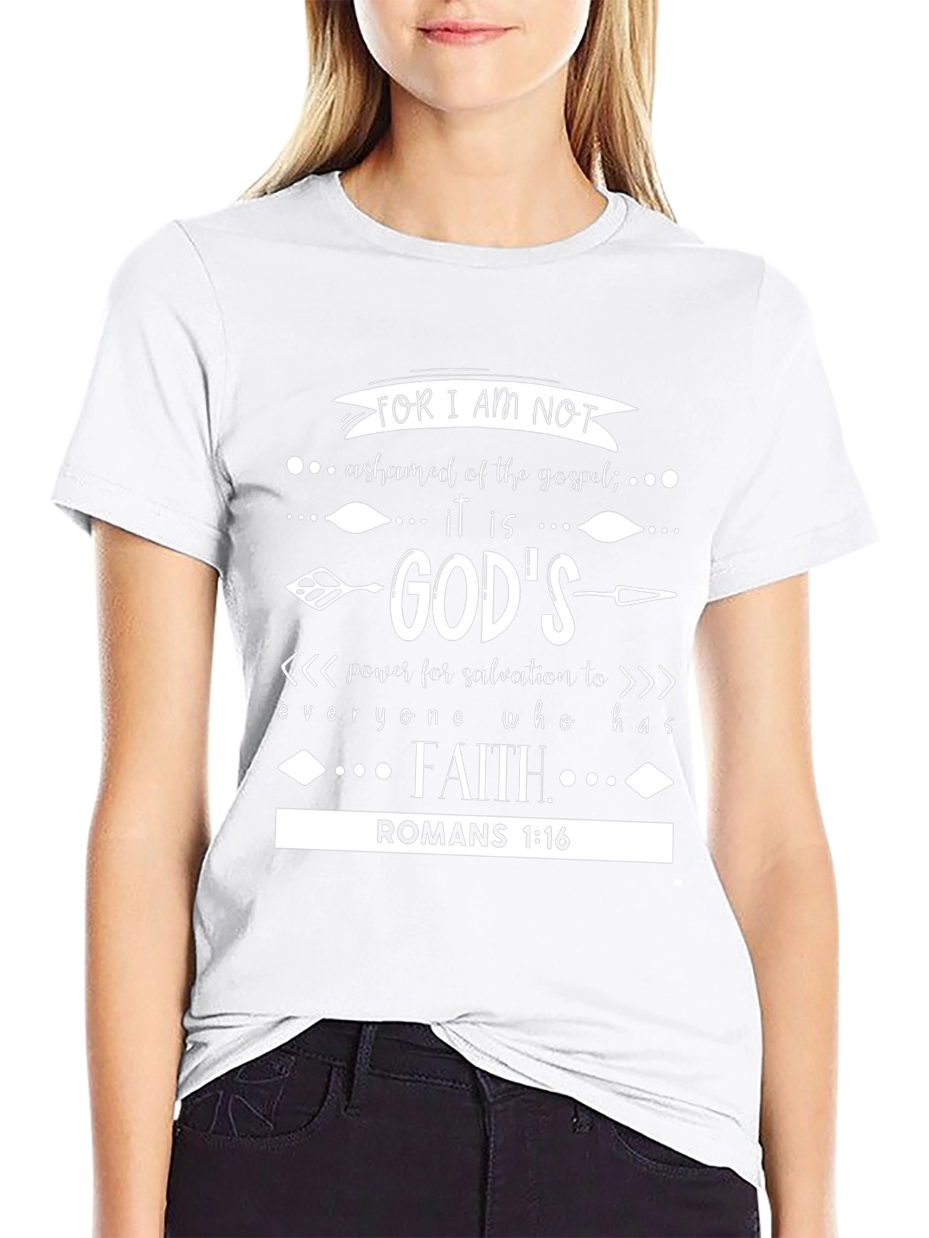 Faith-Based Graphic Tee - Romans 1:16