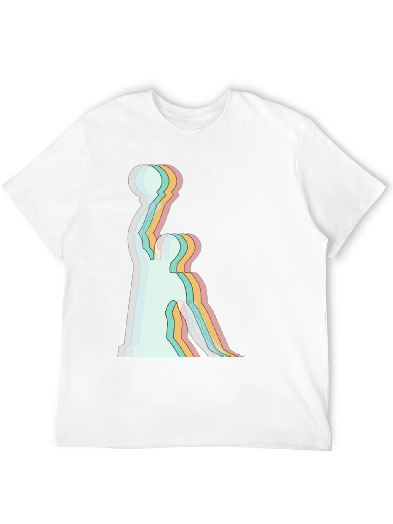 Retro Basketball Player Graphic Tee - Black Cotton T-Shirt