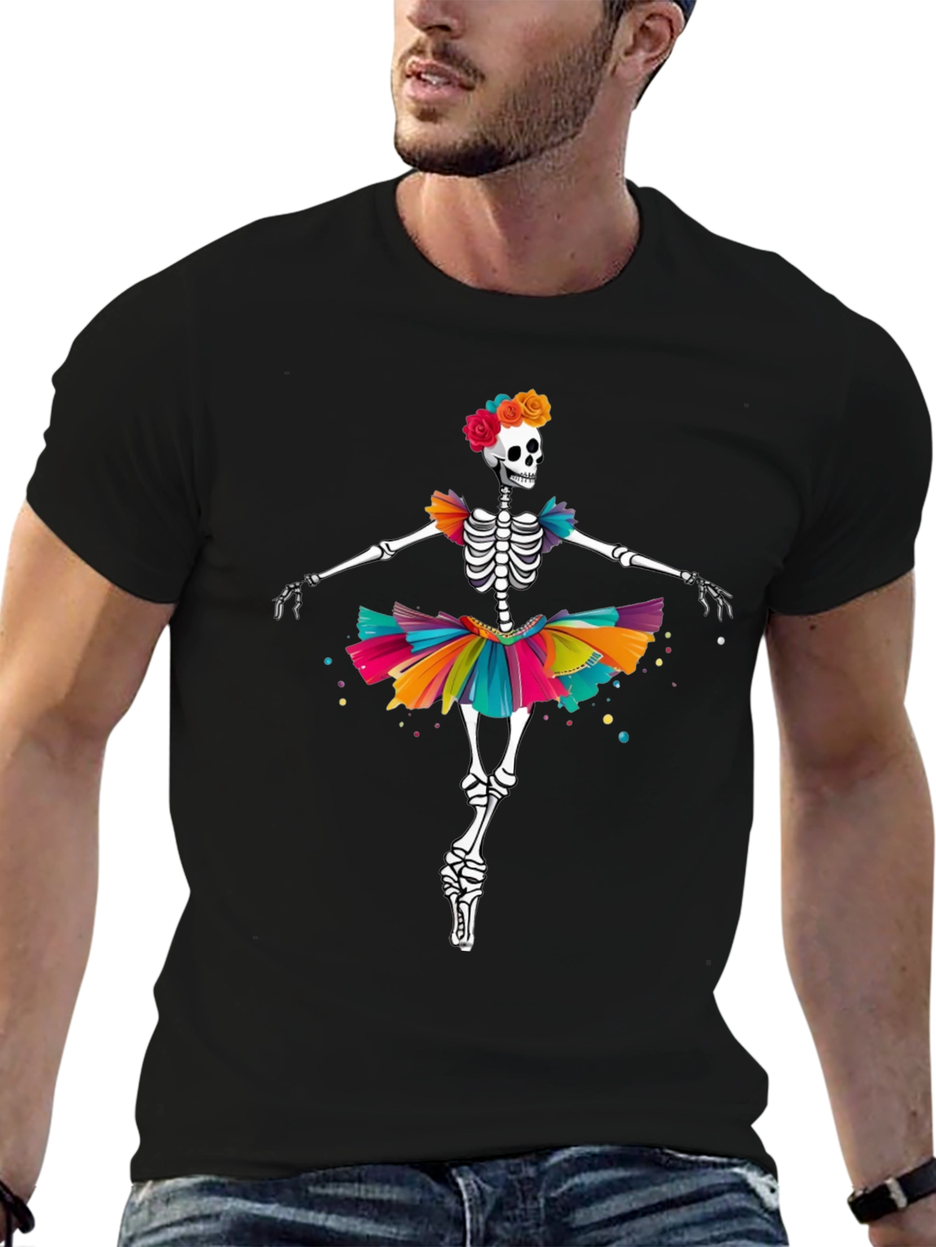 Skeleton Ballerina Graphic Tee