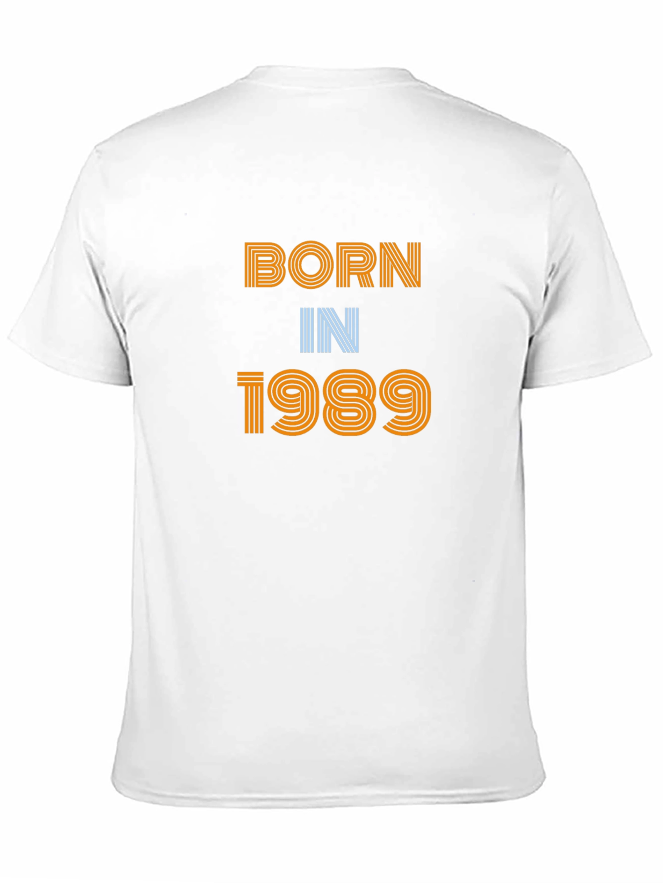 Born in 1989 Black Graphic Tee