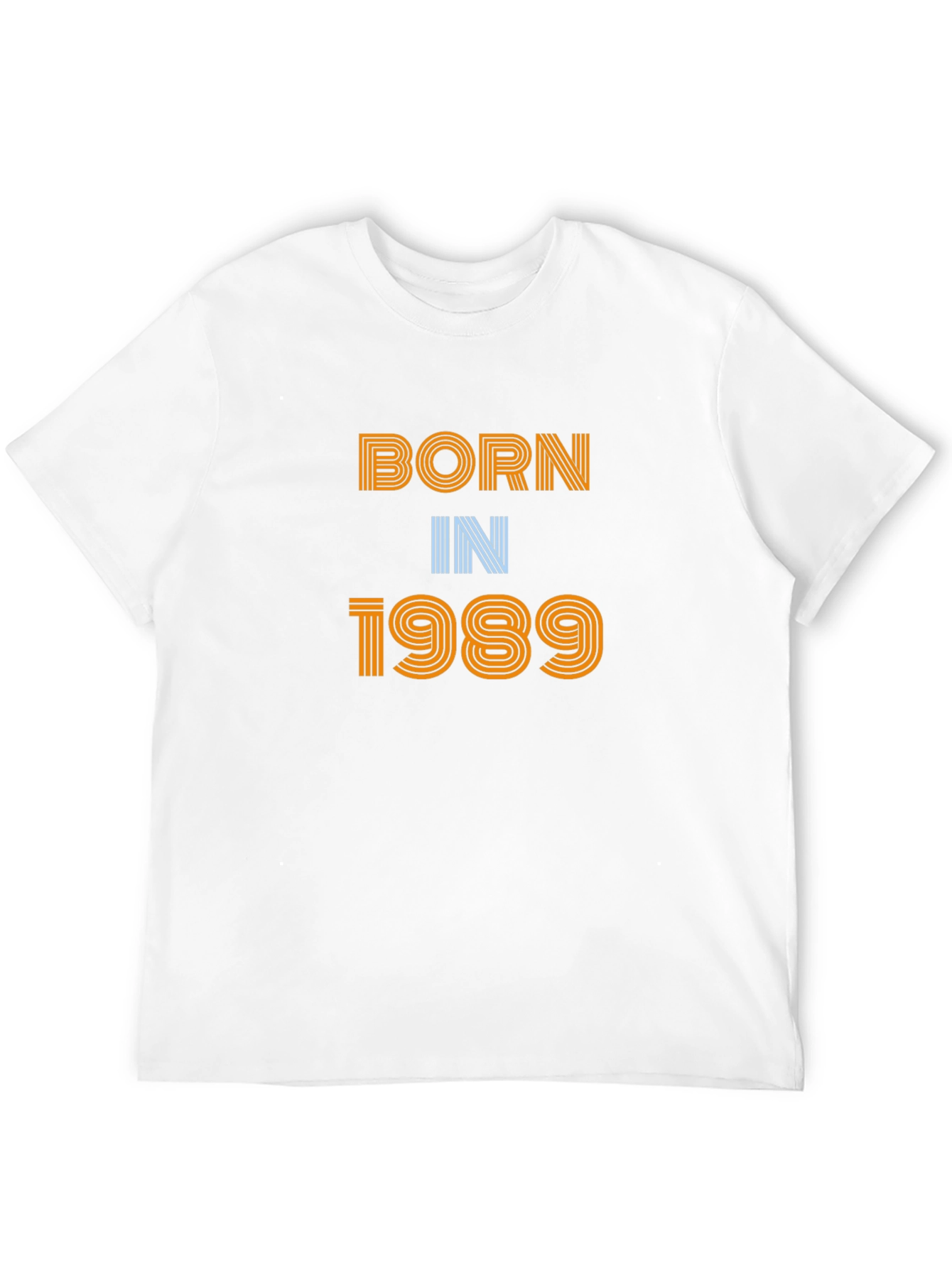 Born in 1989 Black Graphic Tee