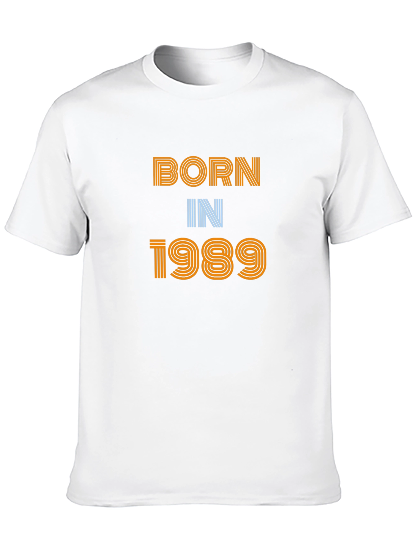 Born in 1989 Black Graphic Tee