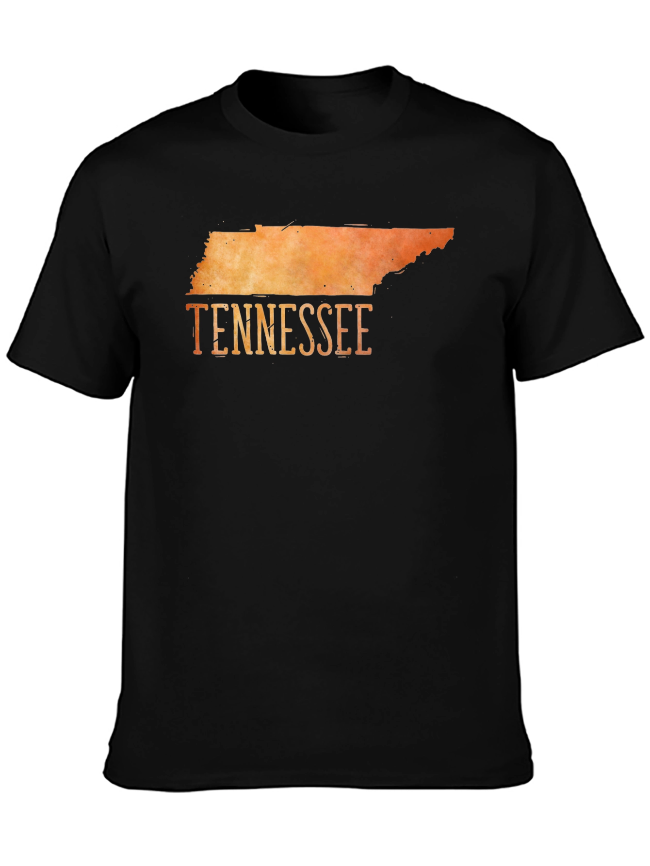 Tennessee State Graphic T-Shirt - Black