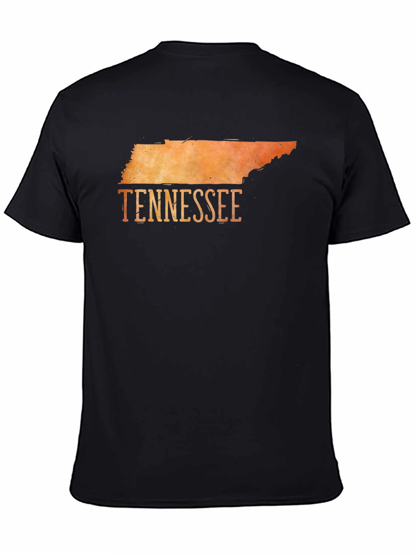 Tennessee State Graphic T-Shirt - Black