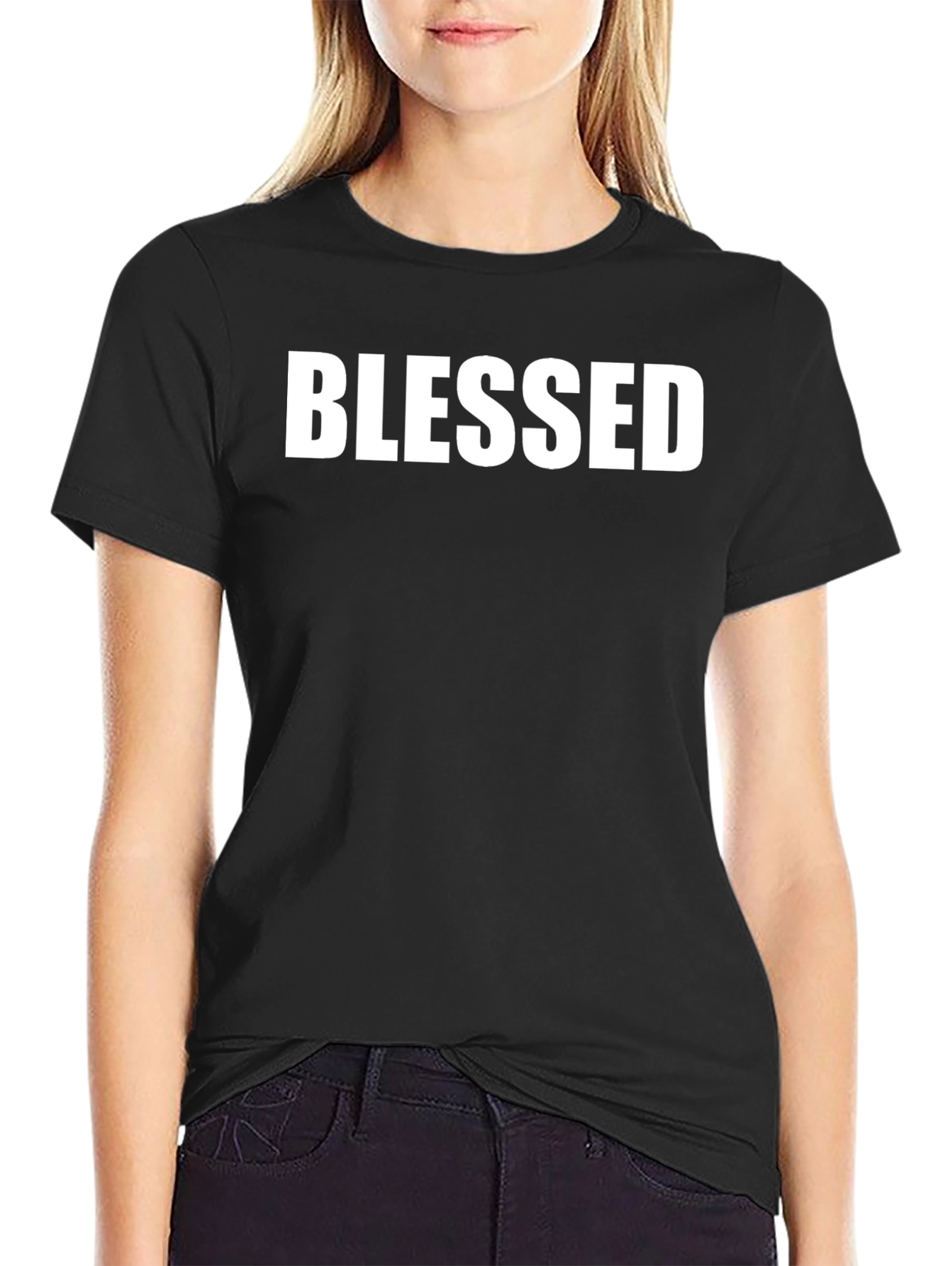 Blessed Graphic T-Shirt - Black