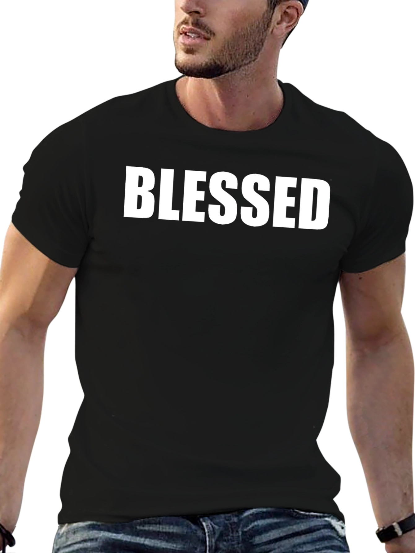 Blessed Graphic T-Shirt - Black