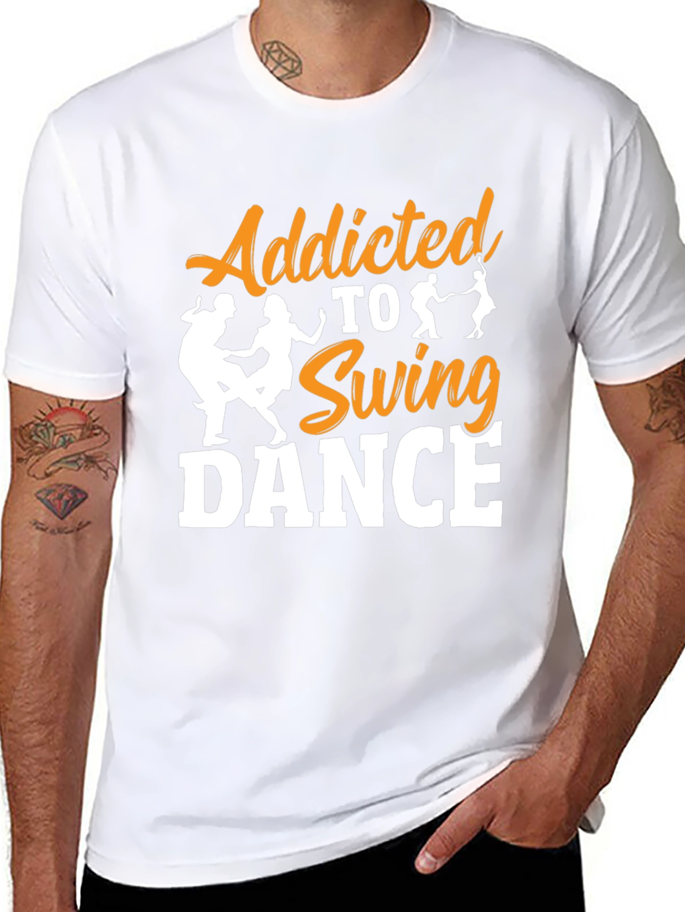Addicted to Swing Dance Graphic T-Shirt