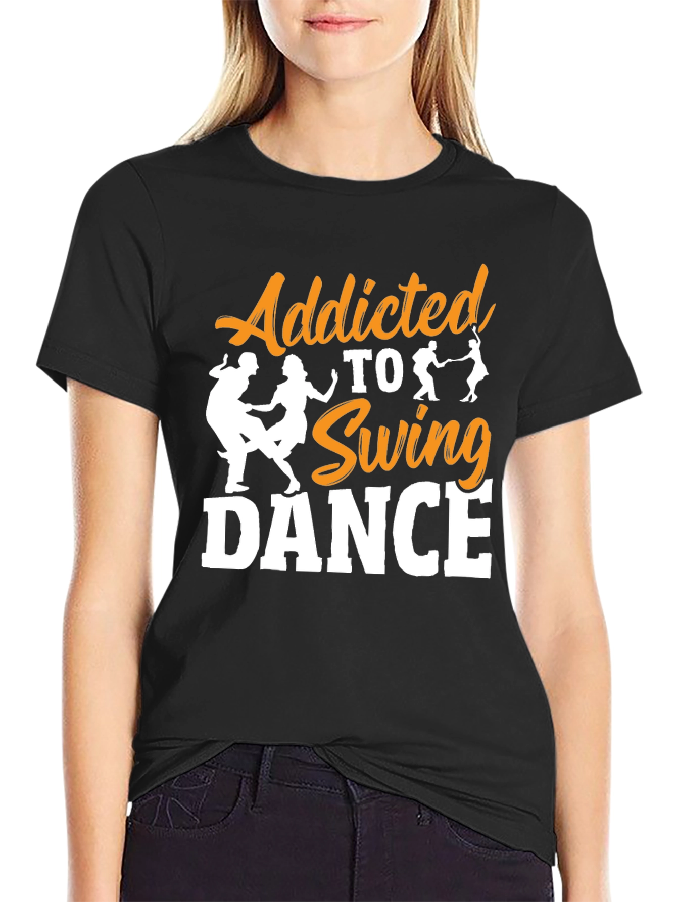 Addicted to Swing Dance Graphic T-Shirt